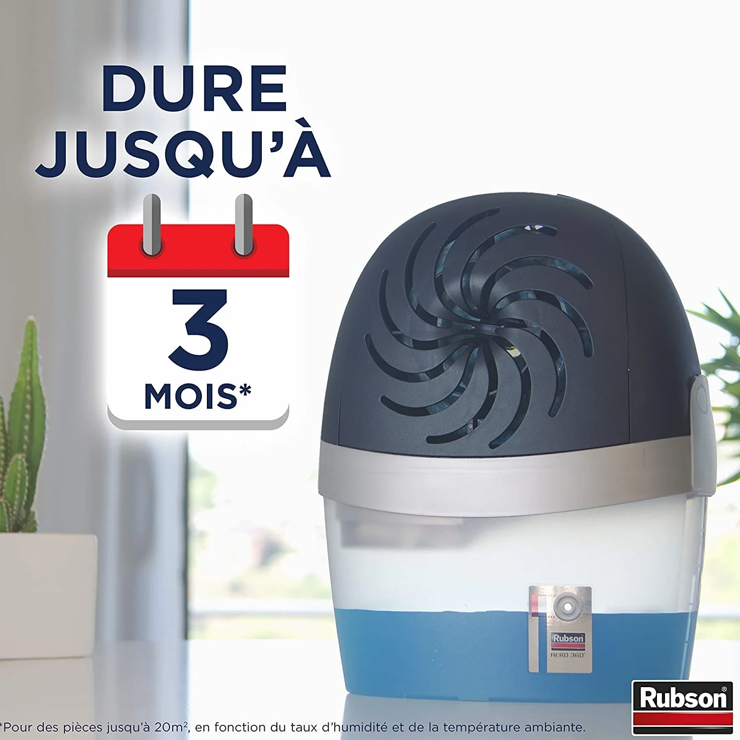 Rubson Aero 360 tabletki uzupełniające do osuszacza powietrza, 2 sztuki