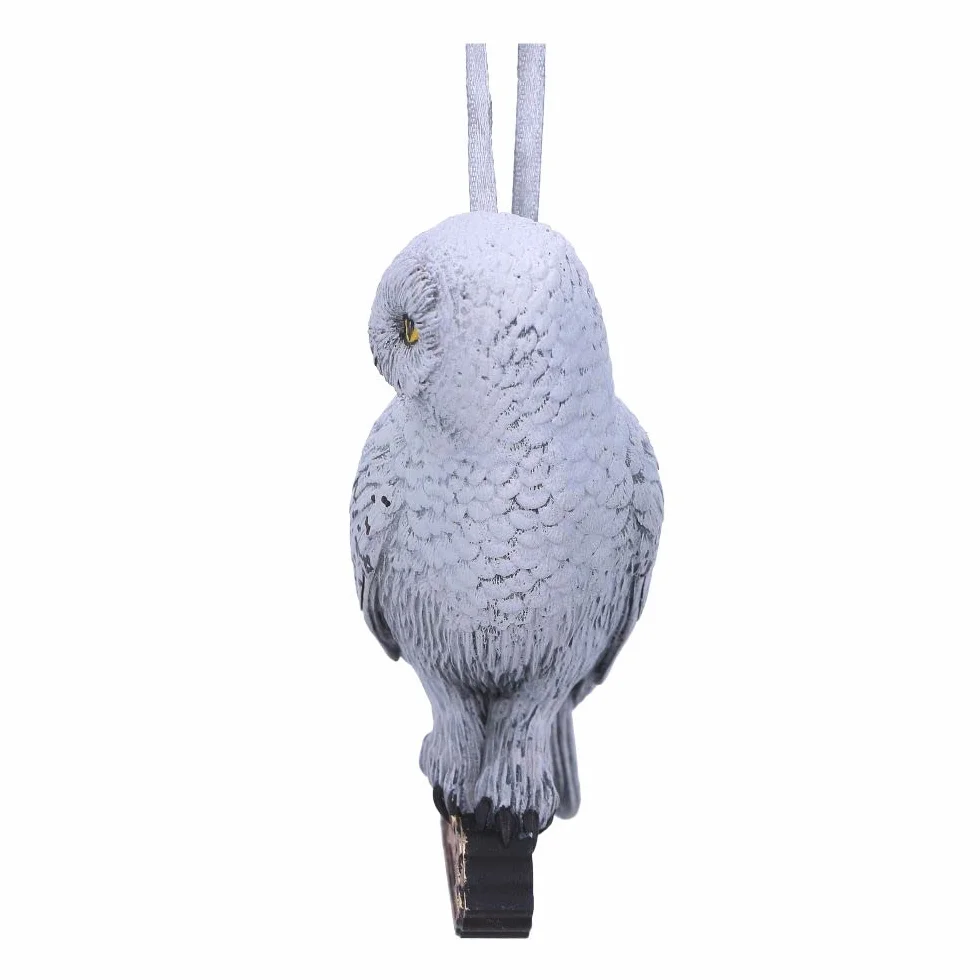 Nemesis Now Harry Potter Hedwig wisząca ozdoba, biała, 9 cm
