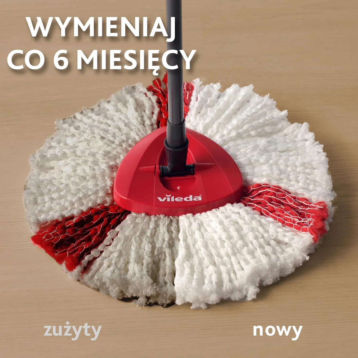 Vileda Wkład do mopa obrotowego Turbo 2w1 Mikrofibra 2 szt.