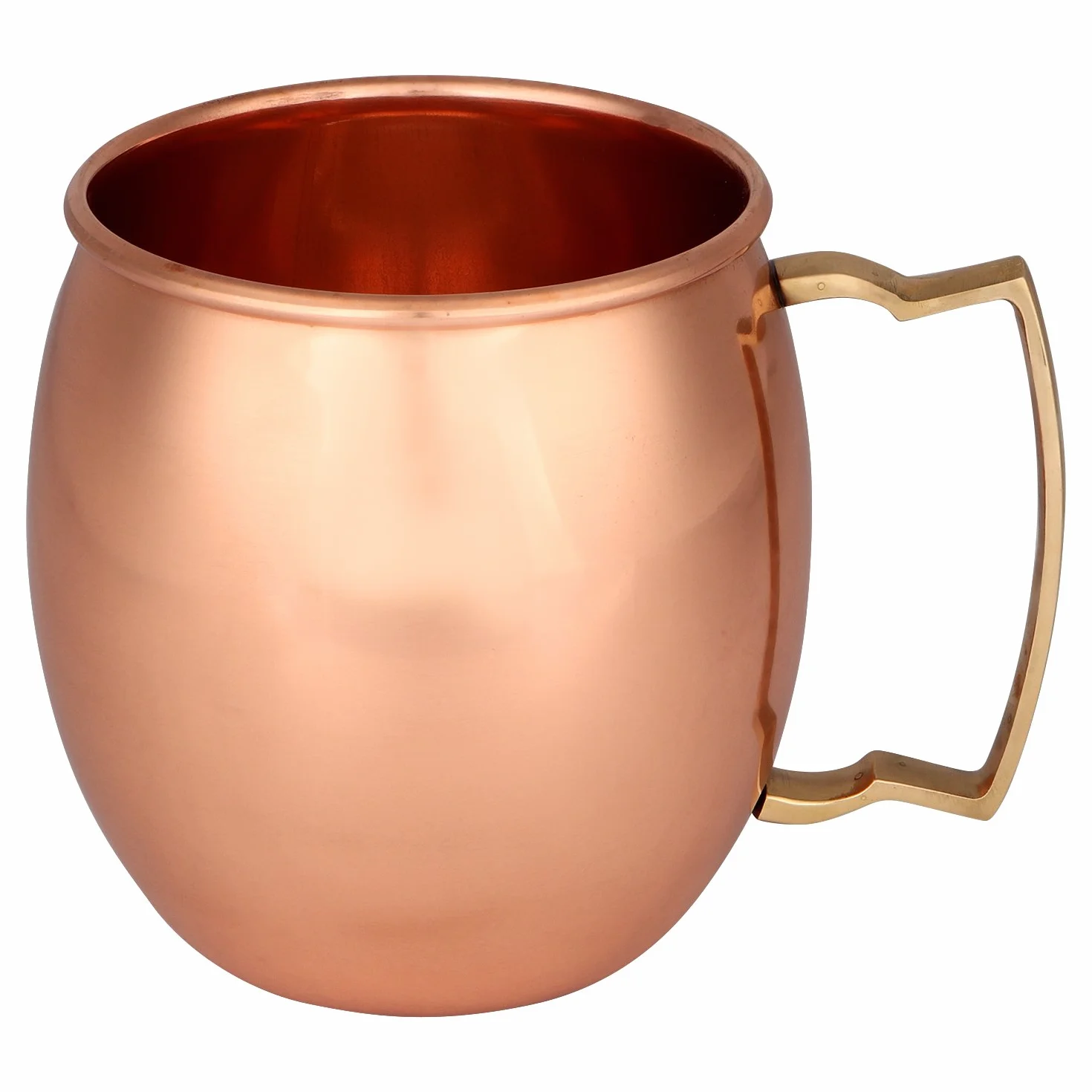 Kubek miedziany Moscow Mule 400 ml czysta miedź klasy spożywczej Zestaw 2 sztuki