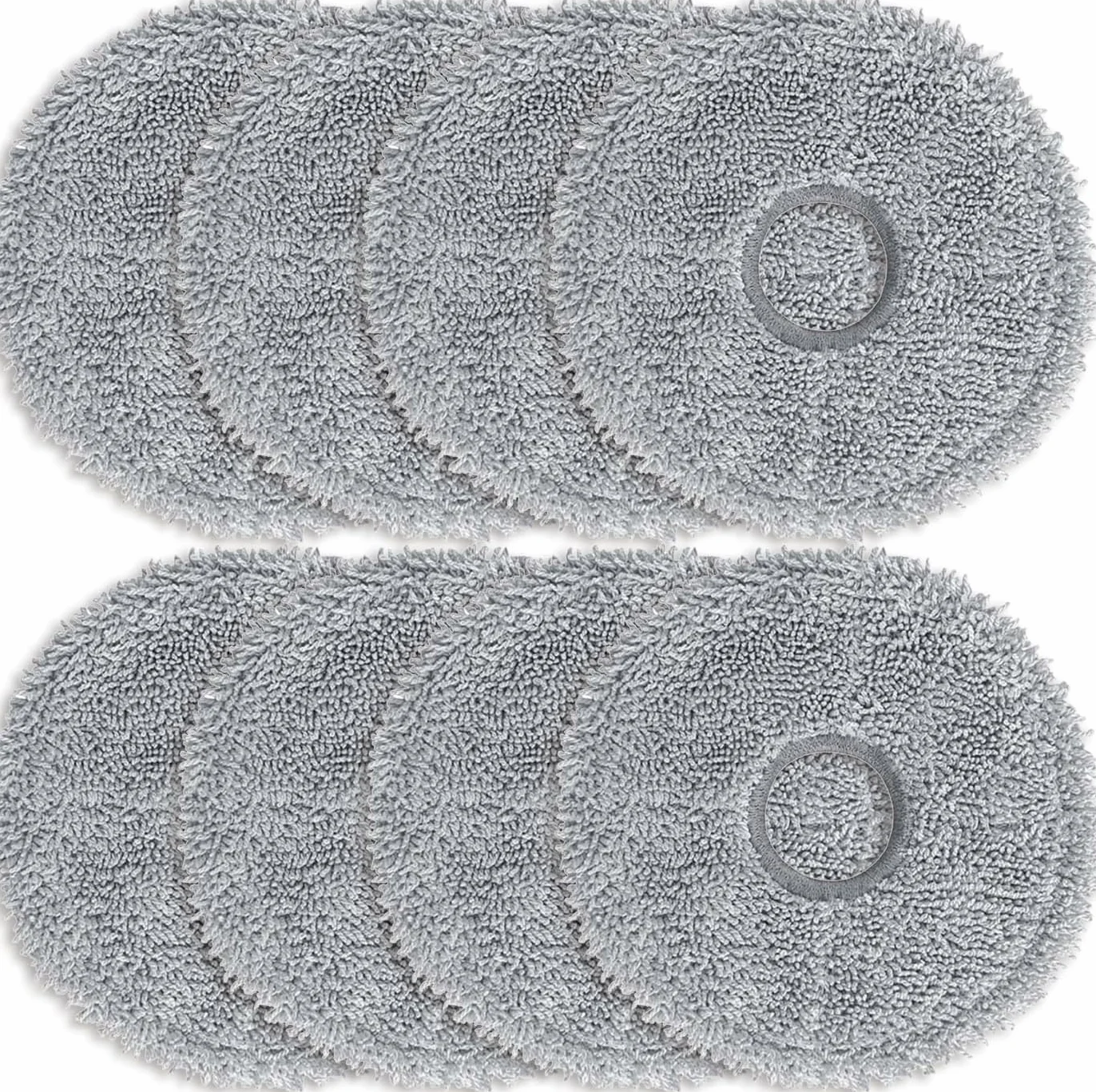 INF Zestaw 8 podkładek do mopa do Dreame L10s Ultra, L10 Ultra, L10s Pro, Xiaomi X10+, skuteczne czyszczenie, silna absorpcja wody, można prać w temperaturze 90°C