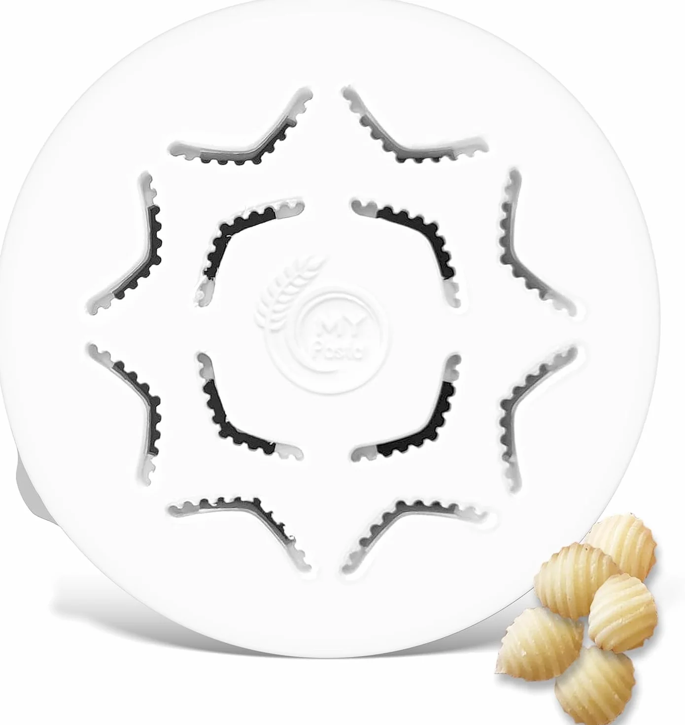 MY Pasta - Conchiglie Rigate S - Akcesoria Do Maszynki Makaronu - Pasta Disc Kompatybilny Z Pasta Maker Avance - Matryca Do Samodzielnego Przygotowania Makaronu