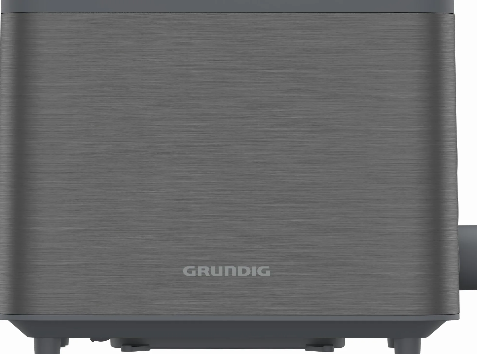 Grundig TA 7340 toster, moc 950 W, automatyczna funkcja pop-up i centrowanie chleba, zmienny stopień opiekania, wyjmowana szuflada na okruchy, 2 przegródki do pieczenia, zwijanie kabla, Dark Inox