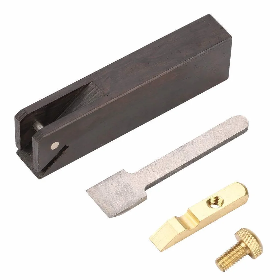Drewniana Strugarka R?czna do Drewna, Hebanowa, Mini, 75 x 20 x 13 mm, Narz?dzie Stolarskie