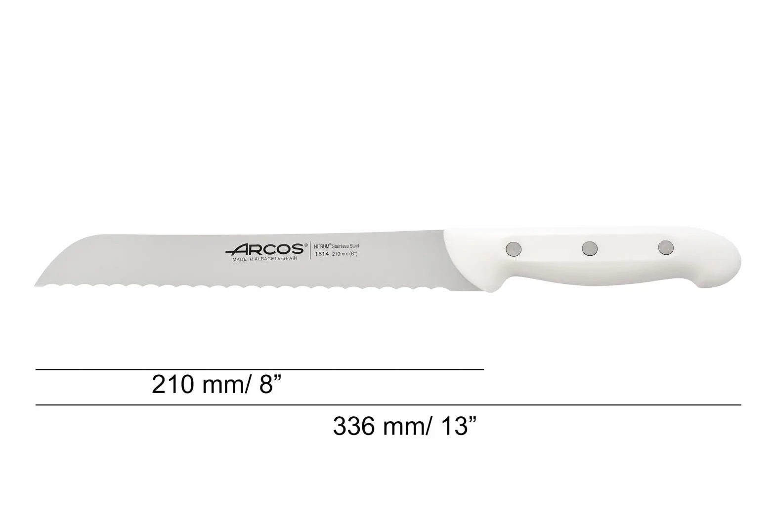 Arcos Artika nóż do chleba ze stali nierdzewnej