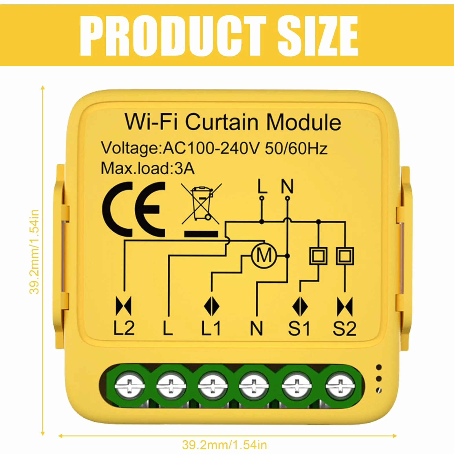 4 moduły przełącznika rolet WiFi, Tuya WiFi, moduł 2,4 GHz Alexa Smart sterowanie roletą, sterowanie aplikacją, zegar sterujący do silnika rolety, działa z Alexa/Google Home