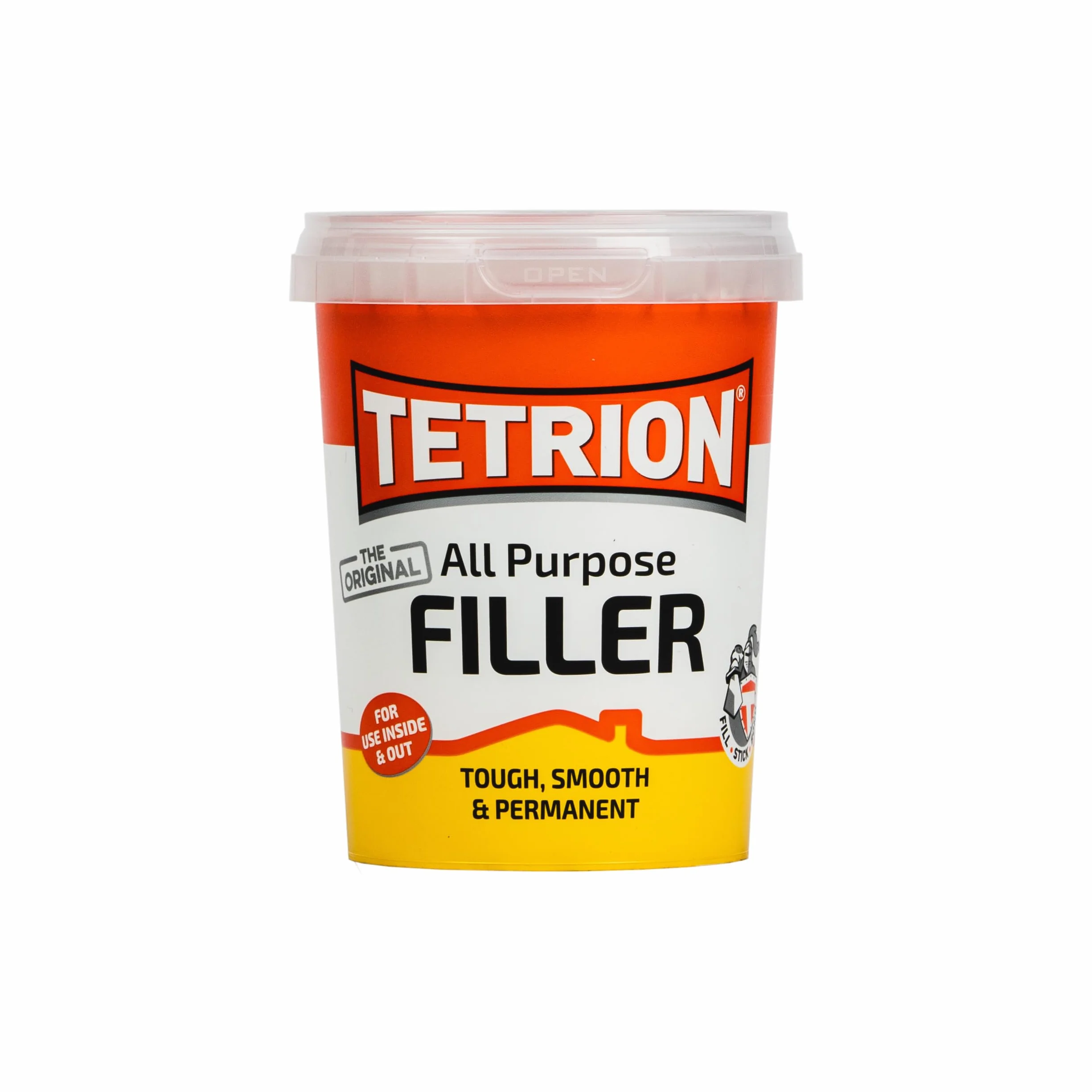 Tetrosyl Tetrion L'Original gotowy do użycia wielofunkcyjny wypełniacz, 600 g do Murów Betonu Drewna Kamienia