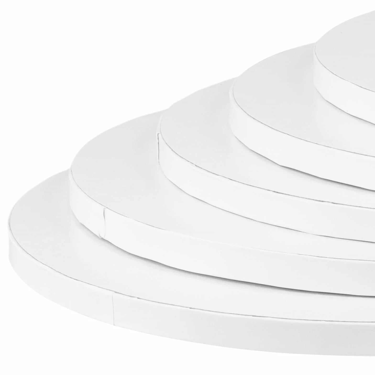 10 sztuk okrągłych podkładek pod tort, 25 cm, okrągłe, białe, 12 mm grubości, okrągłe, do transportu ciast i tortów, 10 sztuk
