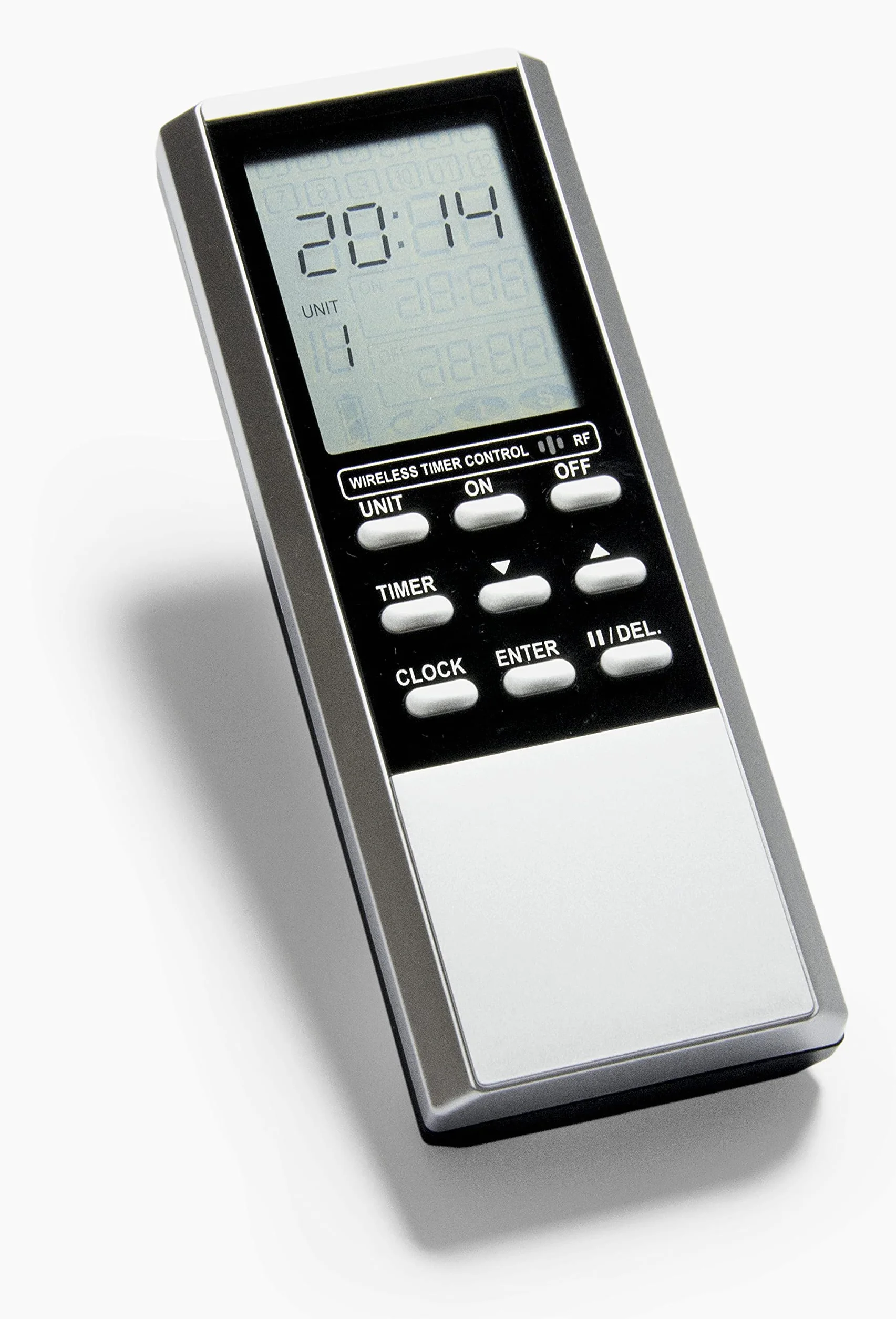 Intertechno ITZ-505 radiowy timer, nadajnik ręczny, srebrny/szary