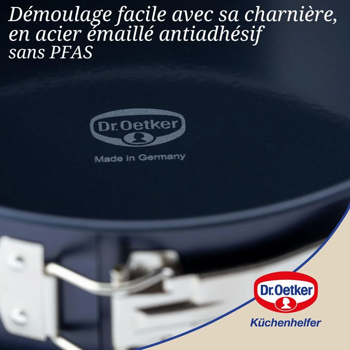 Dr. Oetker Forma do Pieczenia Płaska Niebieska Ø 28 cm