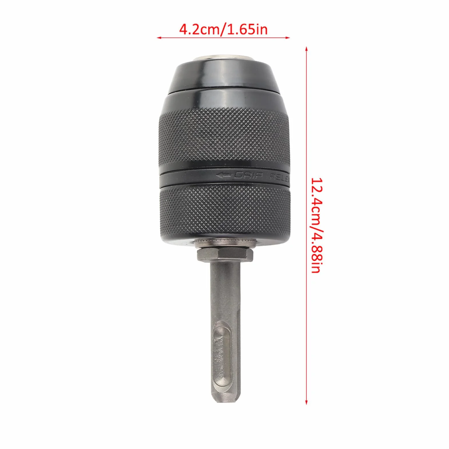 Uchwyt wiertarski 2mm-13mm Samozaciskowy uchwyt wiertarski z adapterem SDS, metalowy konwerter uchwytu bezkluczykowego