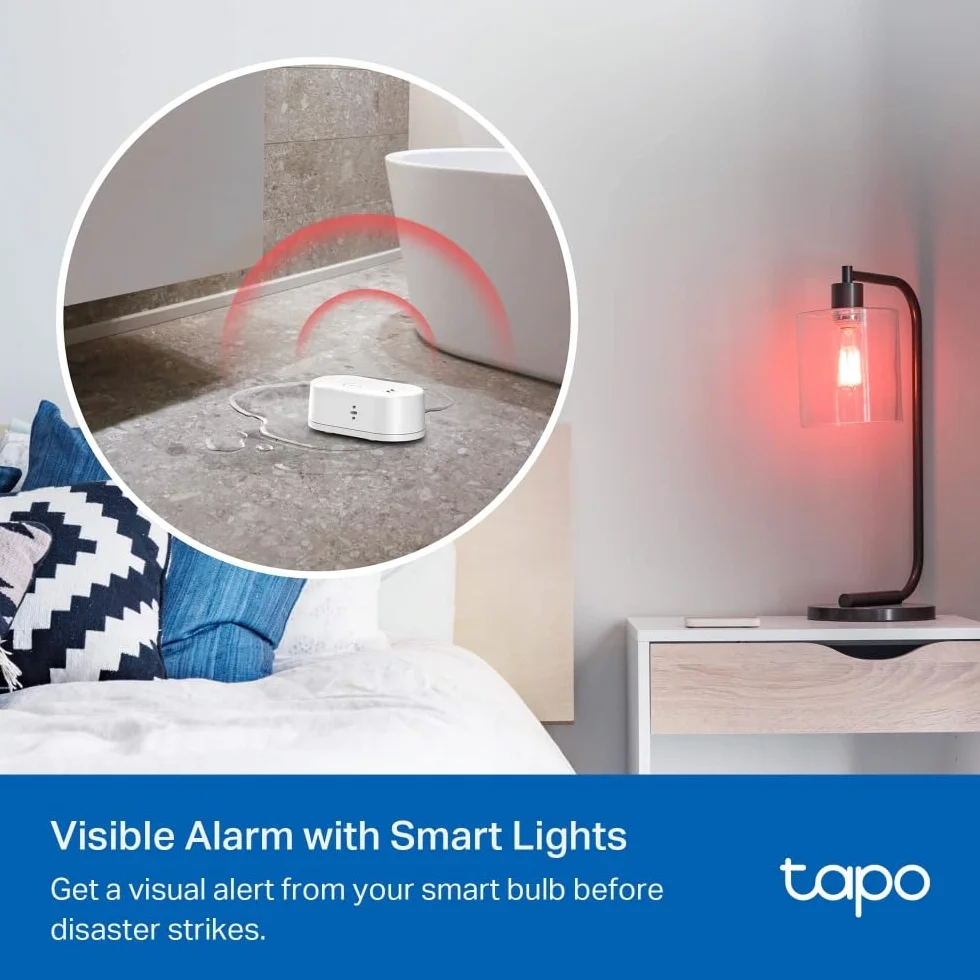 Tp-Link Tapo T300 Czujnik Wycieku Wody, Biały, 90 db