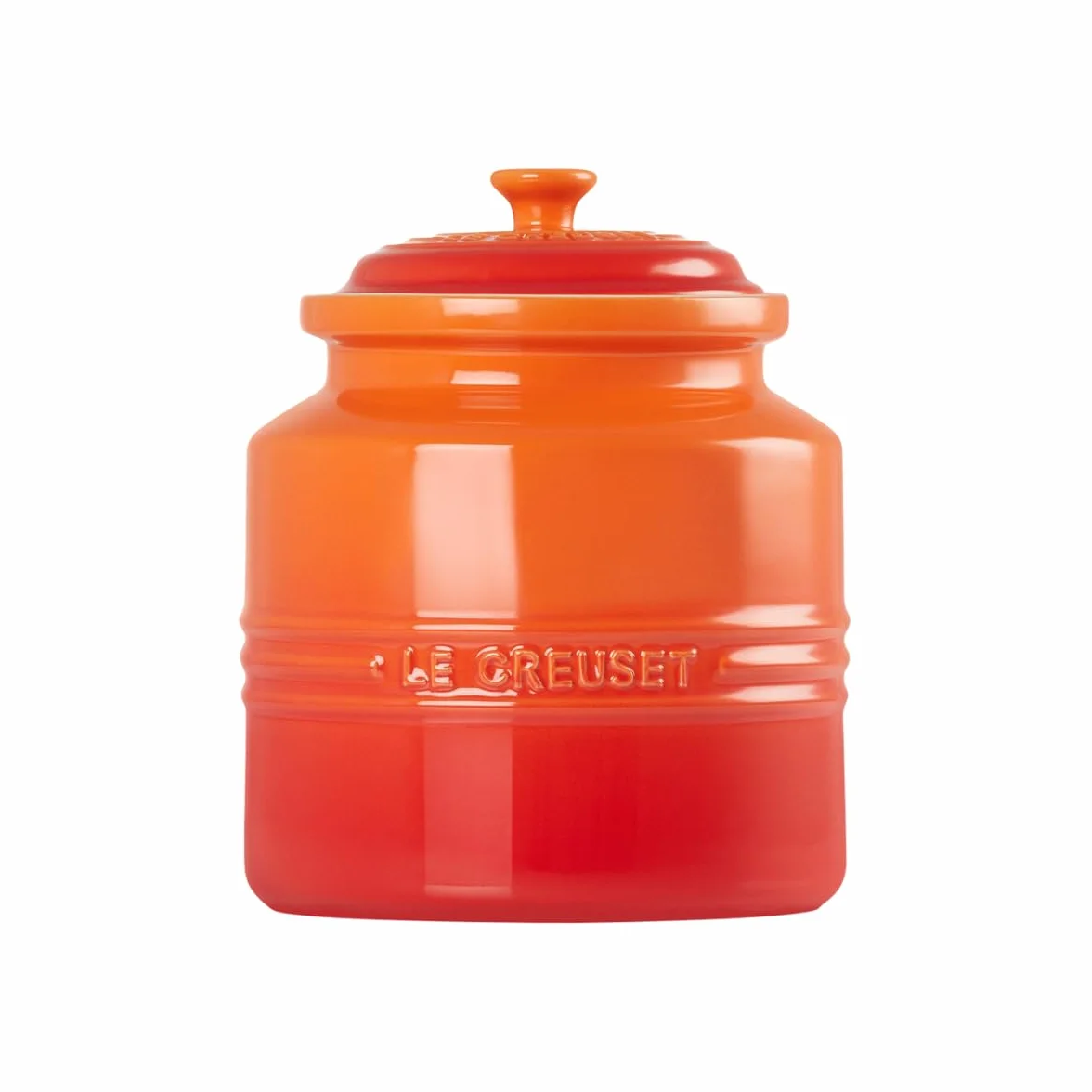 Le Creuset Emaliowany Kamionkowy Słoik na Ciasteczka 2,4 L Płomienny