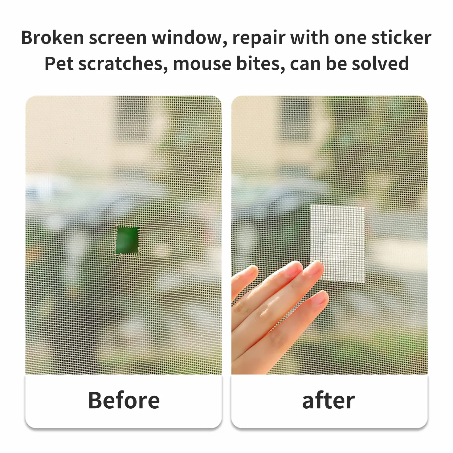 Zestaw taśm do naprawy ekranu, taśma naprawcza do moskitiery, wodoodporna, włókno szklane, silna przyczepność do drzwi i okien, naprawa ekranu przeciw komarom (biała + szara, 1M)