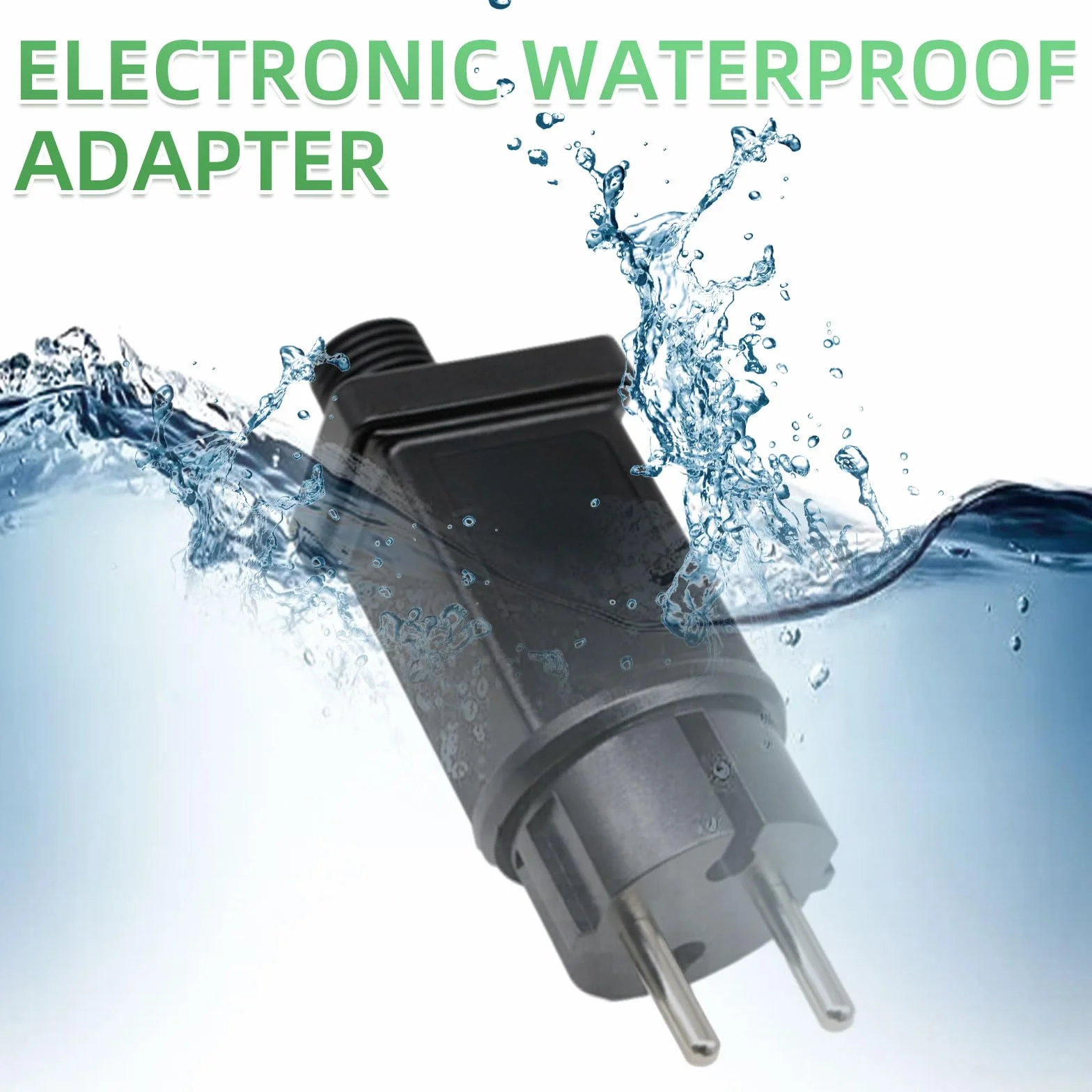Łańcuch świetlny 4,5 V, zasilacz sieciowy, adapter IP44, transformator LED, transformator bożonarodzeniowy, 1 A, 4,5 W, do oświetlenia bożonarodzeniowego, sopli lodu, łańcucha świetlnego (2 szt.)