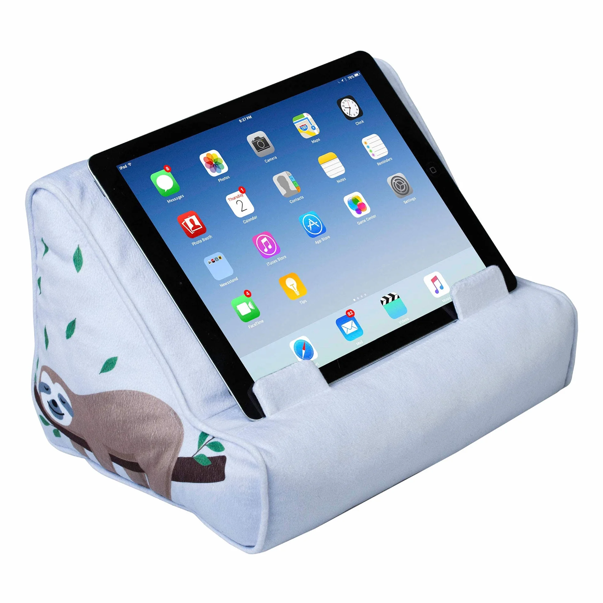 Book Couch iPad Stand | Tablet Stand | Book Holder| Reading Pillow | Reading in Bed at Home | Tablet Lap Rest Cushion | Fun Novelty Gift Idea for Readers, Book Lovers | Phones and eReaders