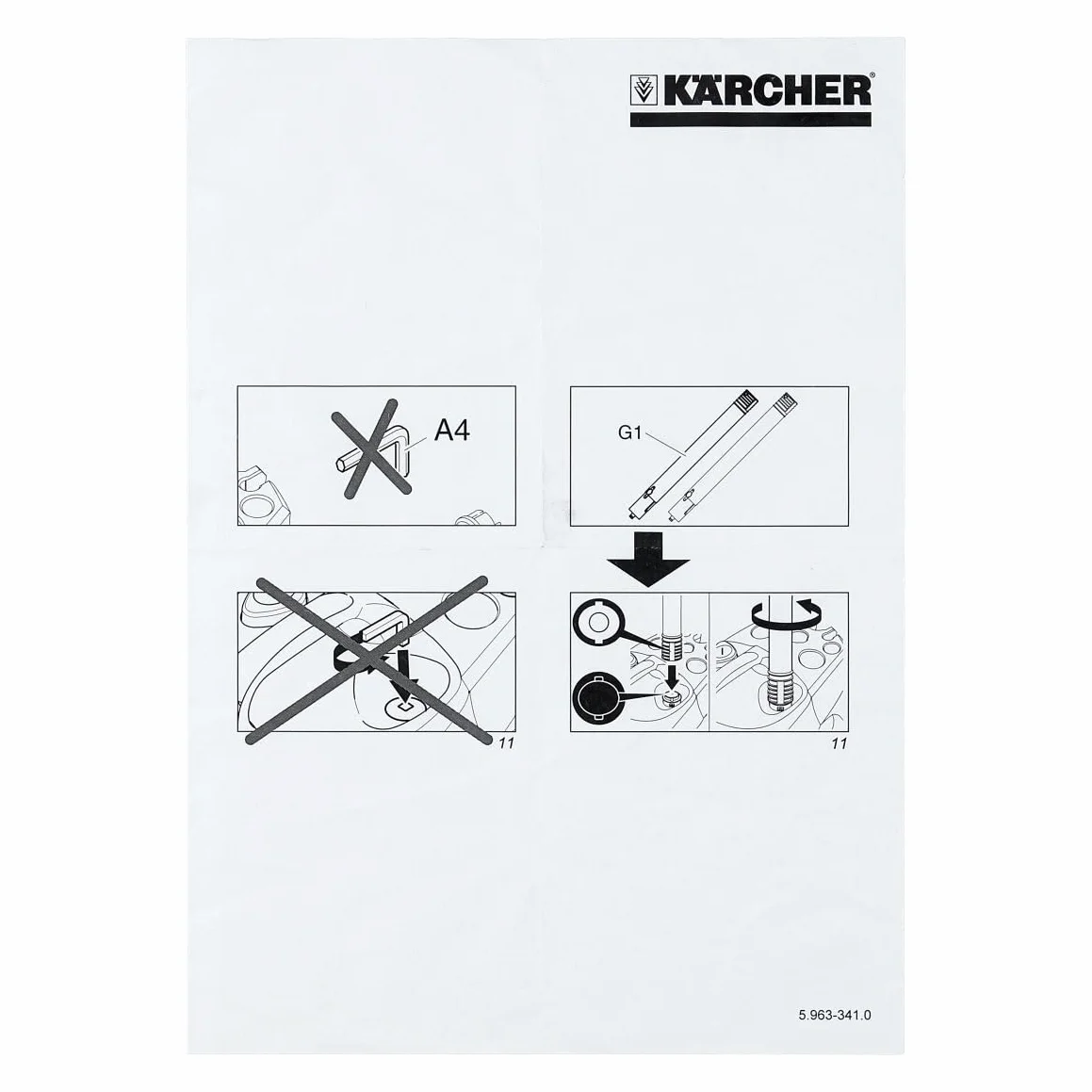Kärcher 4. 580-760.0-pełne zamknięcie konserwacyjne recambi