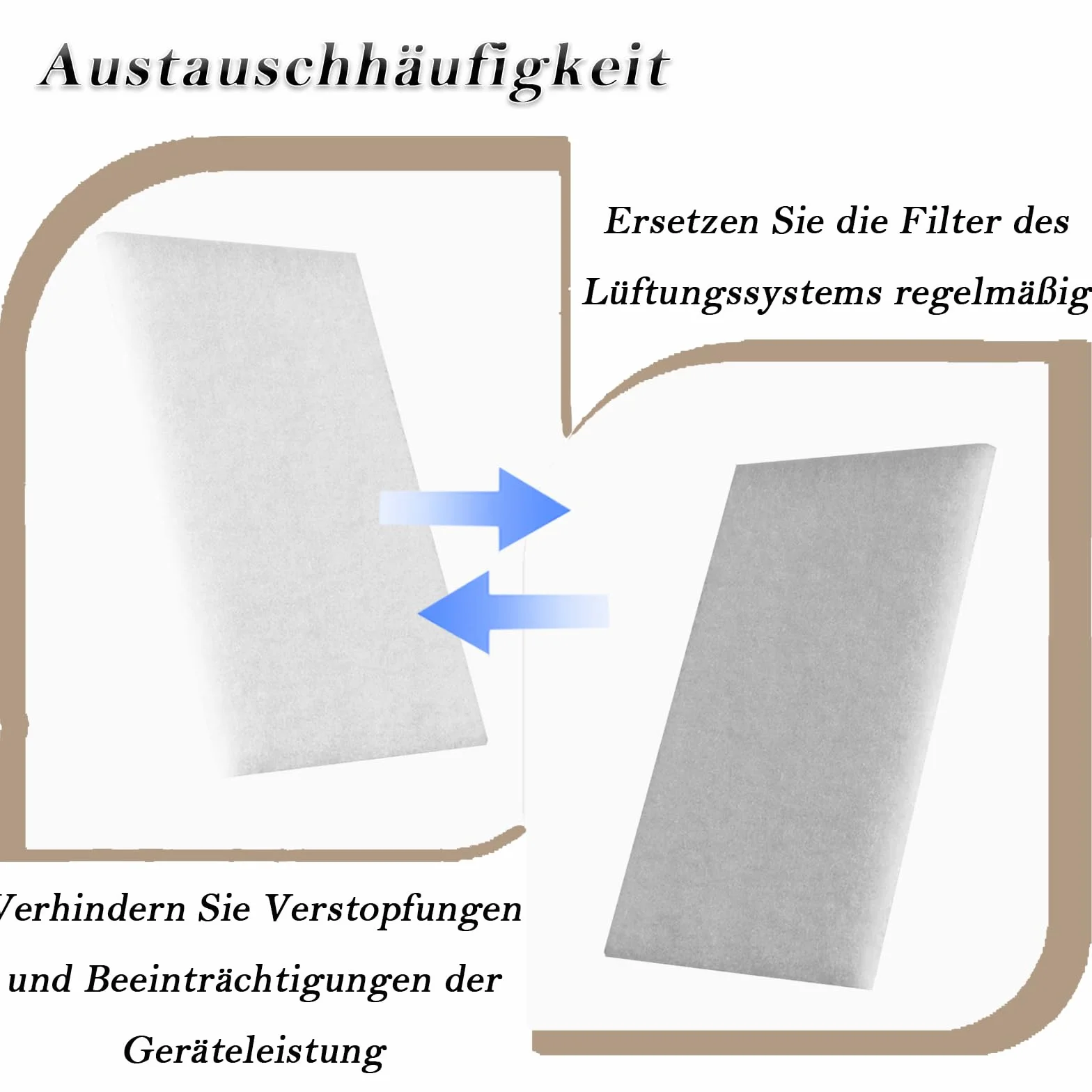 10 sztuk filtrów zamiennych do Wolf CWL 300/400 Excellent system wentylacyjny filtr powietrza klasa filtra G4, 522 x 184 mm filtr przeciwpyłowy - filtr zamienny #1669013 wkład filtrujący