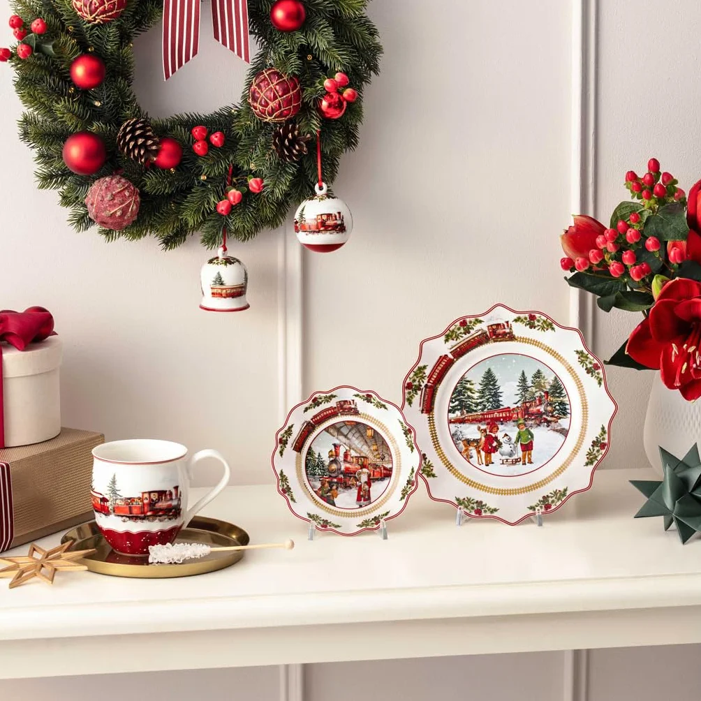 Villeroy & Boch - Annual Christmas Edition bombka 2025 kolorowa, świąteczna bombka, ozdoba, ozdoba choinkowa, ozdoba świąteczna, dekoracja świąteczna, przedmiot kolekcjonerski, porcelana Premium