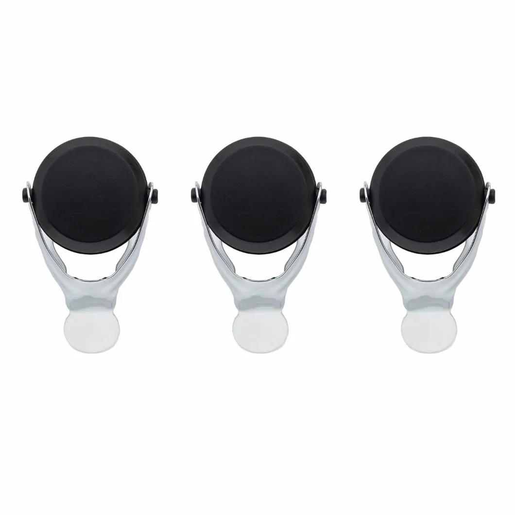 Brevetti 3 sztuki w opakowaniu – waf stopery, zatyczki waf, zatyczki do wina, prosecco, szampana, opatentowany uniwersalny supertopper, kolor czarny i chrom, szczelność 6 ATM