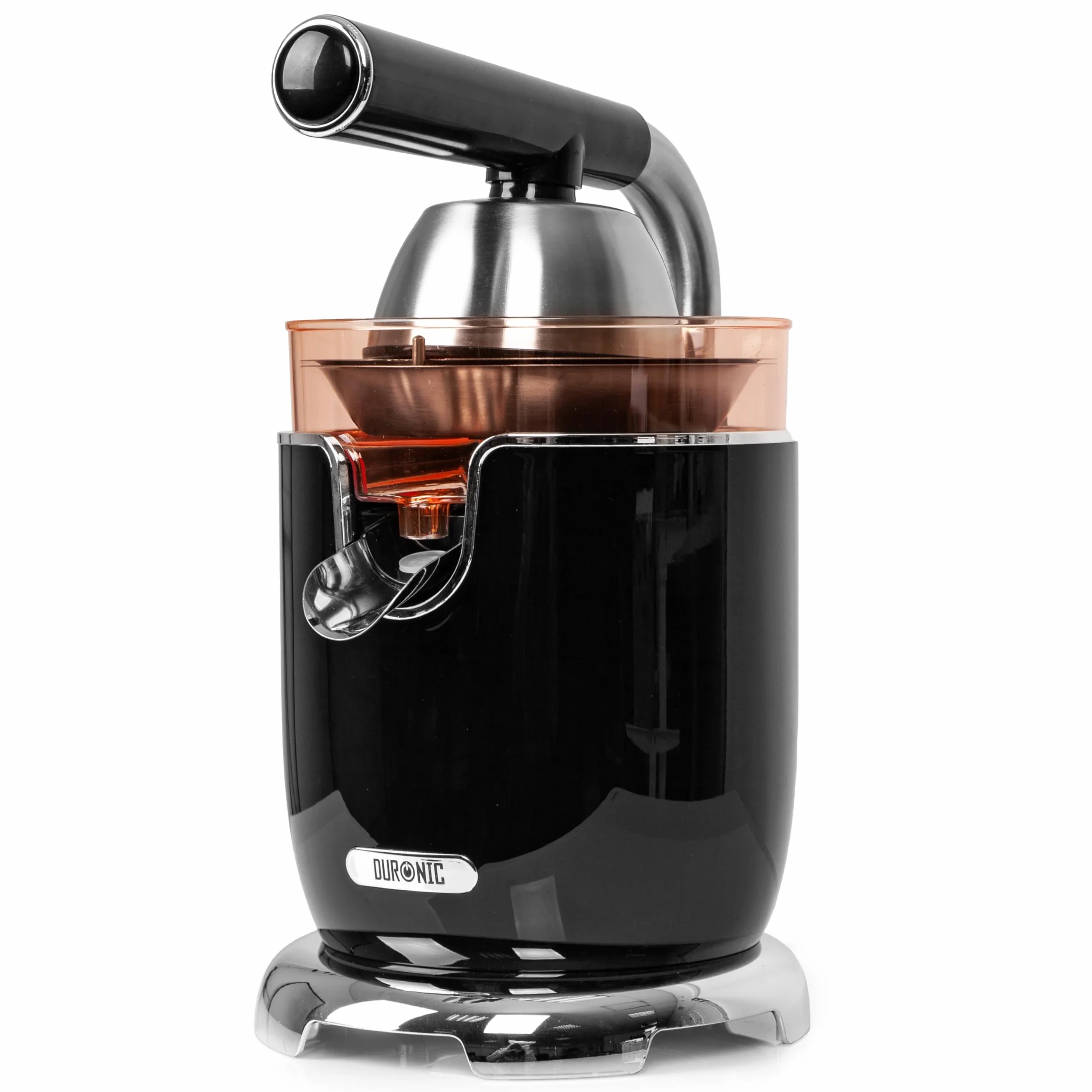 Dronic JE605 Wyciskarka do cytrusów 600W | Pojemność 400ml | Regulowany filtr do pulpy | Idealny do soku z cytrusów pomarańczy, świeżych cytryn, limonki