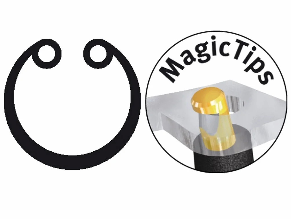 Wiha Classic wkrętaki z wkrętami zabezpieczającymi MagicTips® do złączy wewnętrznych (wiertarki), z prostą formą J 0, 140 mm (34688)