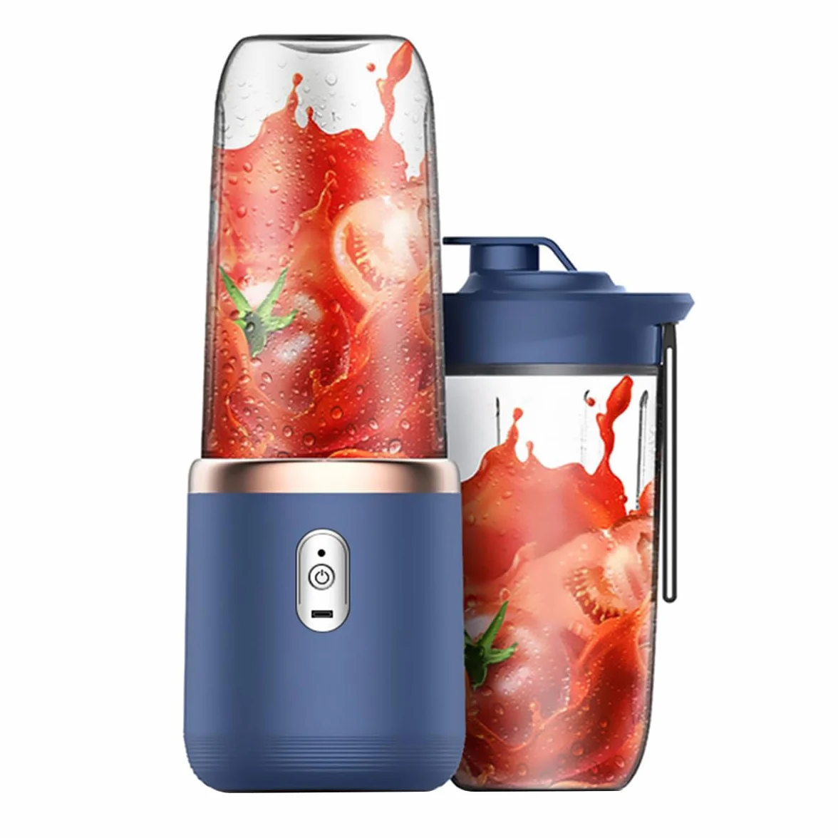 Sarini Mini Blender Przenośny 400ml USB Akumulatorowy Do Podróży Sportu