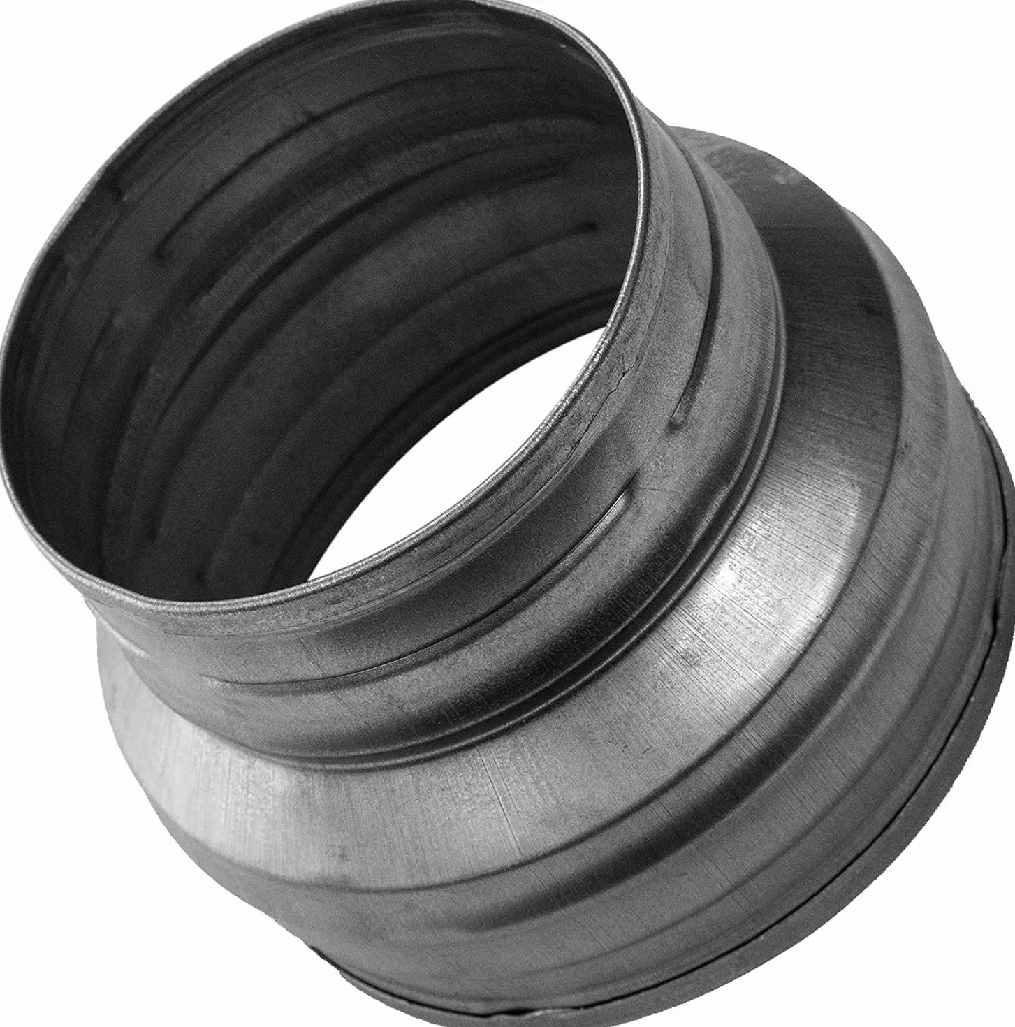 Vent Systems 150 mm do 125 mm adapter reduktora rury, łącznik, podwyższenie rury, stożek redukcyjny do systemów wentylacyjnych HVAC, układów wydechowych i namiotów wzrostowych