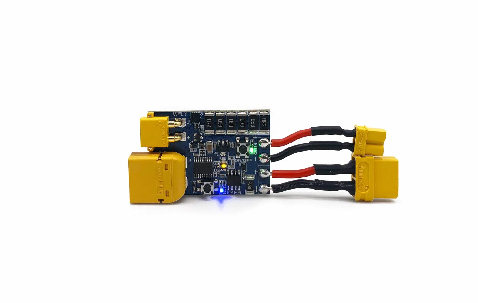 VIFLY ShortSaver V2 inteligentny ogranicznik dymu elektroniczny bezpiecznik do wykrywania i zapobiegania zwarciom i przeciążeniu, przełącznik zasilania do wiązania odbiornika XT30 XT60 dostępny