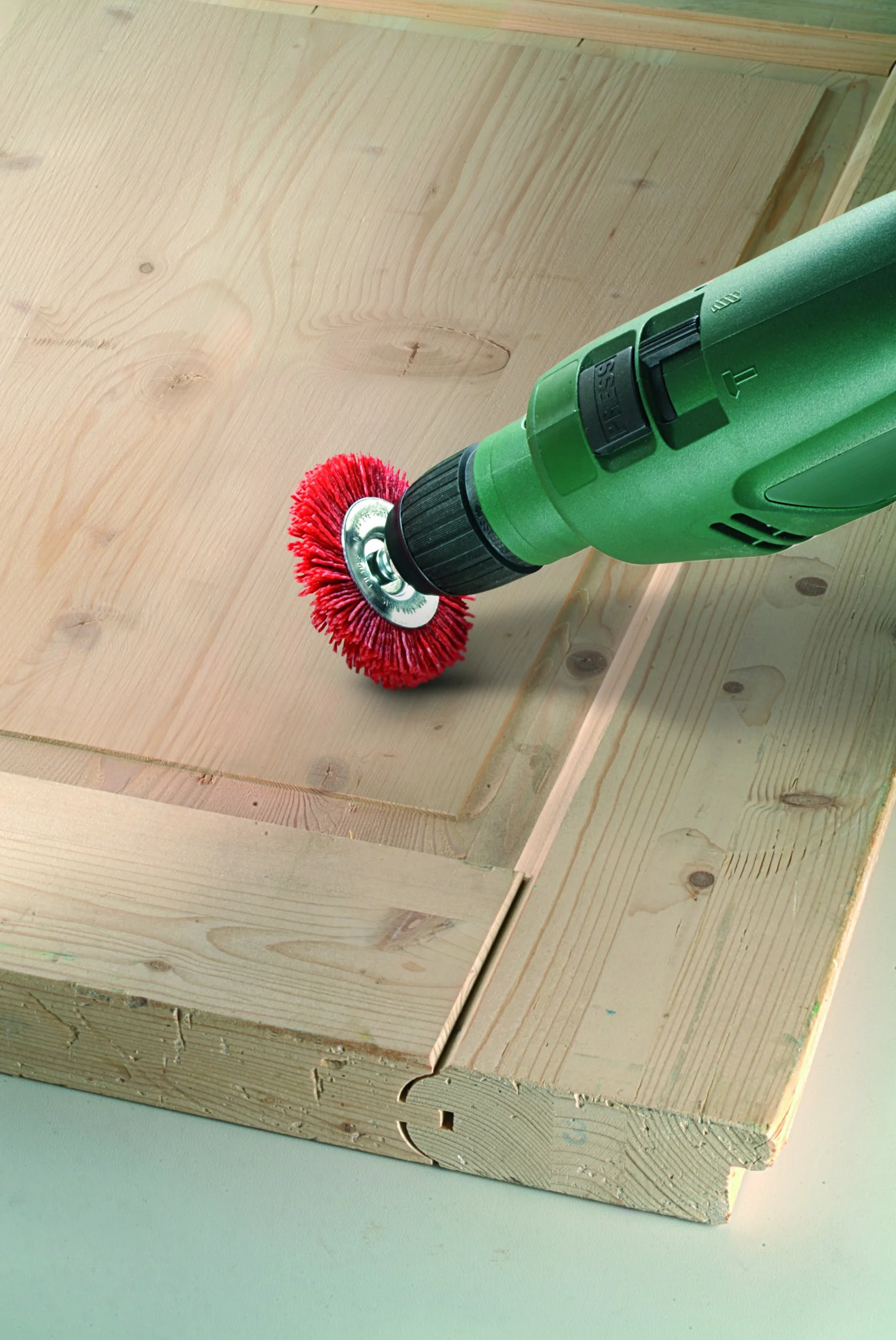 Bosch Profesional Szczotki tarczowe do wiertarek – drut nylonowy z korundowym materiałem ściernym K80, 100 mm średnica = 100 mm