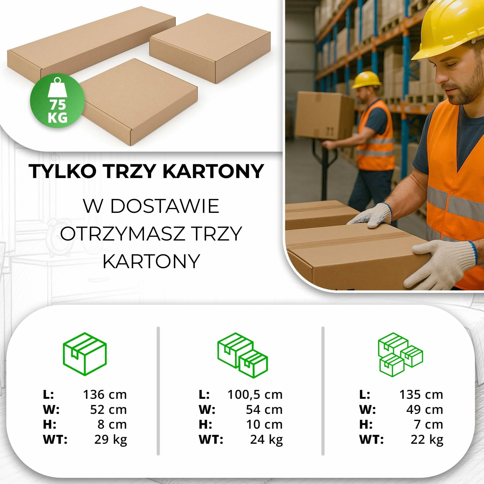 CDF Nowoczesna Szafa do Garderoby 90cm Dwudrzwiowa z 2 Szufladami System TIP-ON Bezuchwytowa Szafka do Sypialni Biura i Przedpokoju Pakowna Konstrukcja Meble - Biel Mat