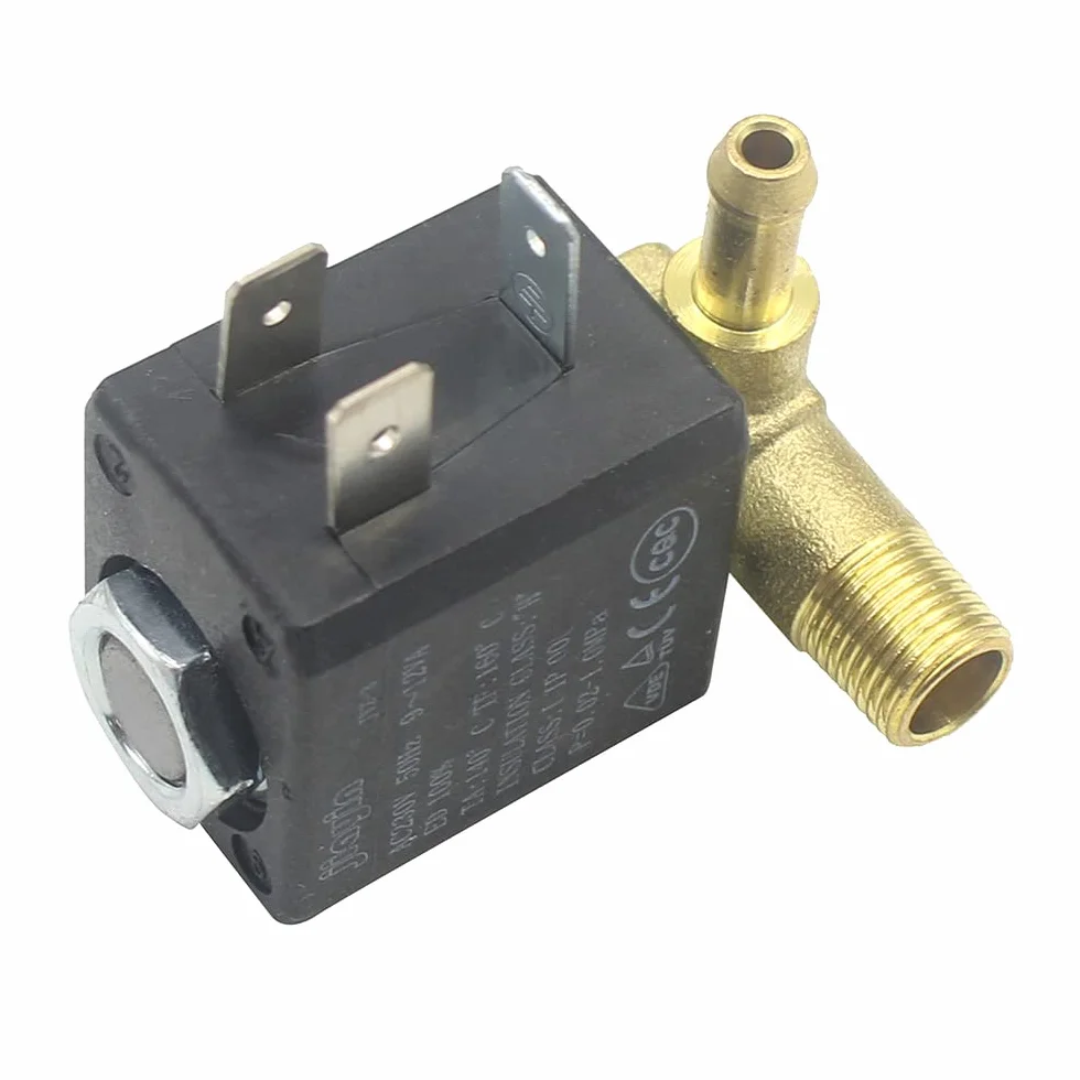Genuine Jiayin JYZ-3 Brass G1/8" 1.8mm Steam Generator Solenoid Valve Coil 10bar AC 230V 12VA 50Hz for Water Gas Steam Iron