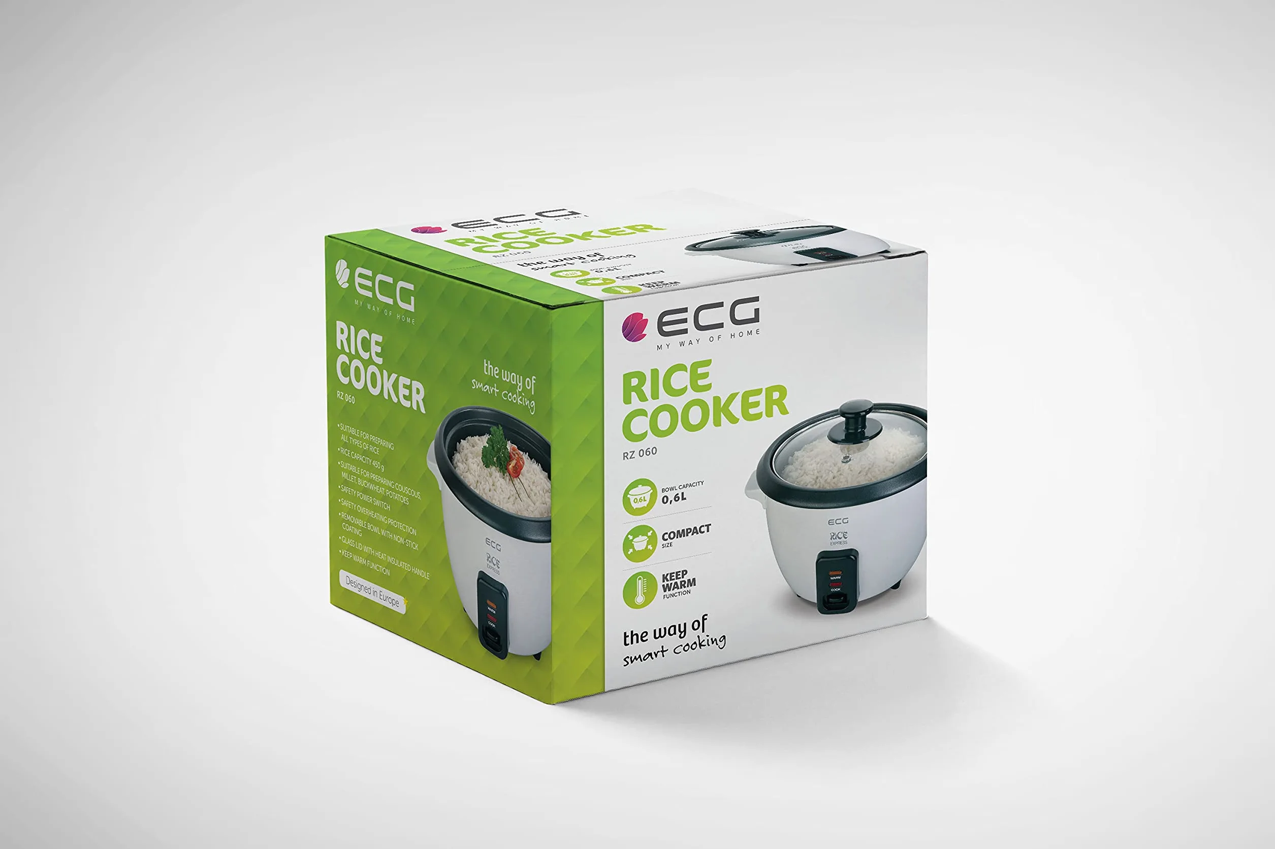 ECG RZ 060 szybkowar do ryżu biały