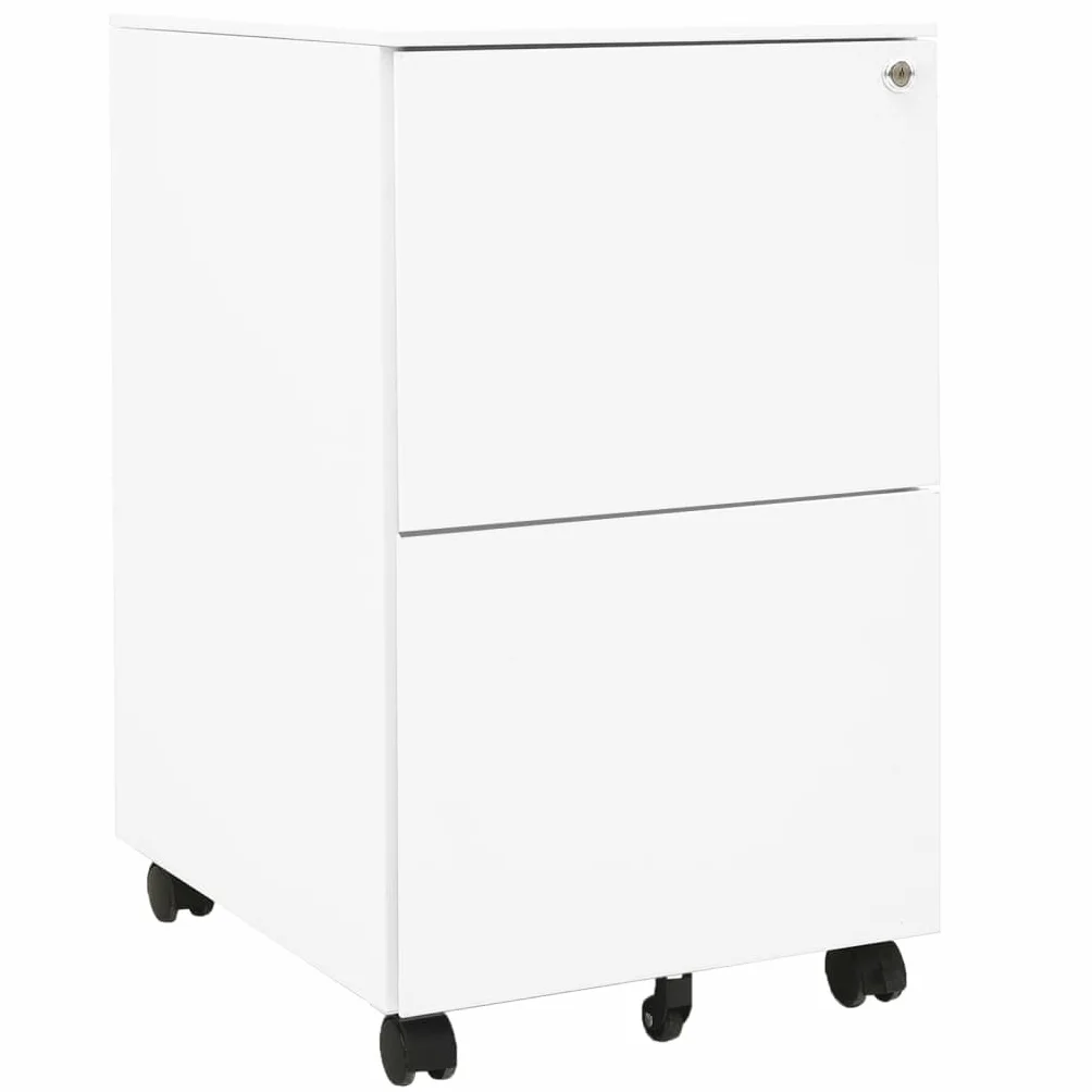 Bussandri Exclusive - Mobilny blok szuflady 39x45x67 cm stal biała