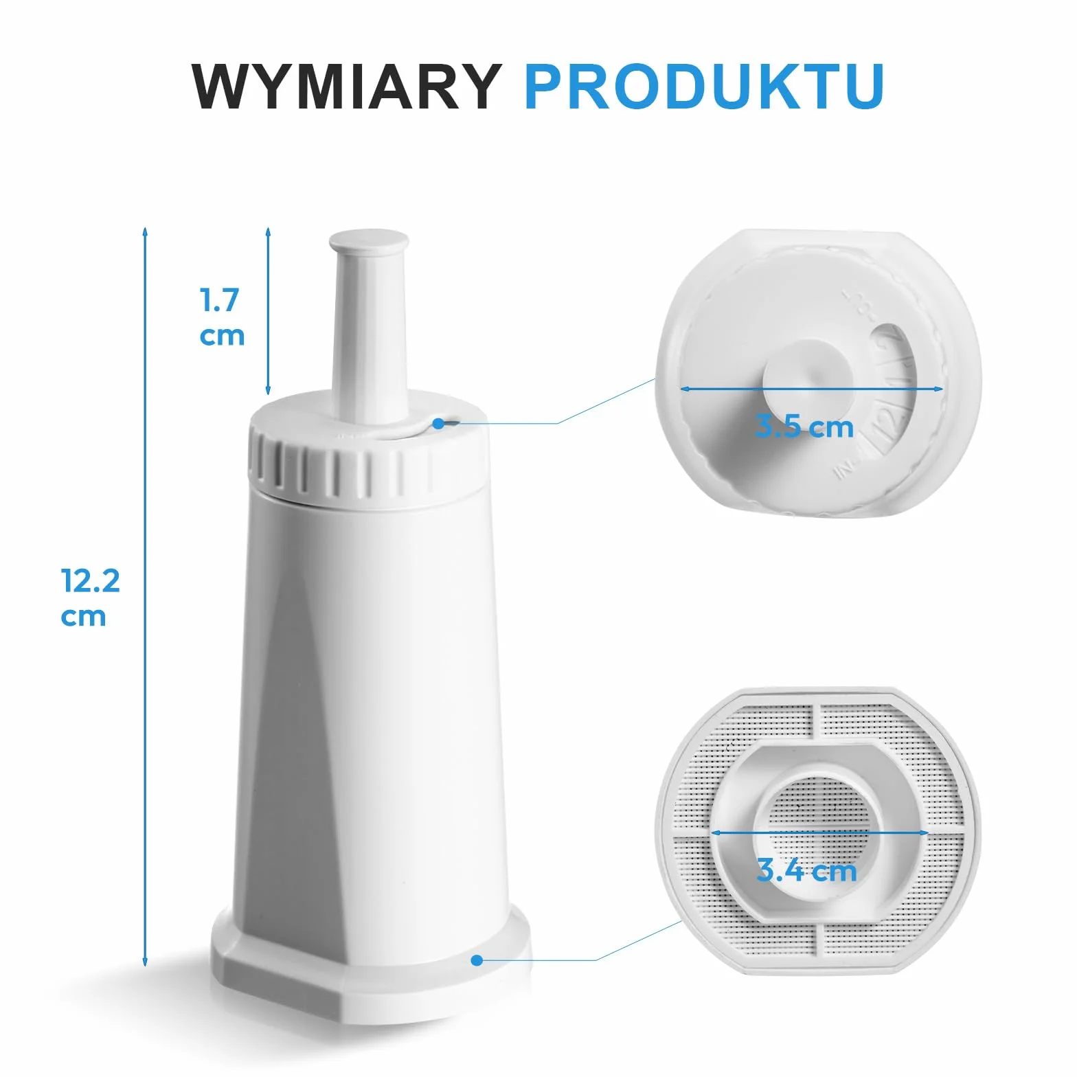 Mutital Zamiennik filtra do w pełni automatycznych ekspresów do kawy Sage Barista Express Pro, filtr wody do SES810/SES880/SES920/SES980/SES980/SES990