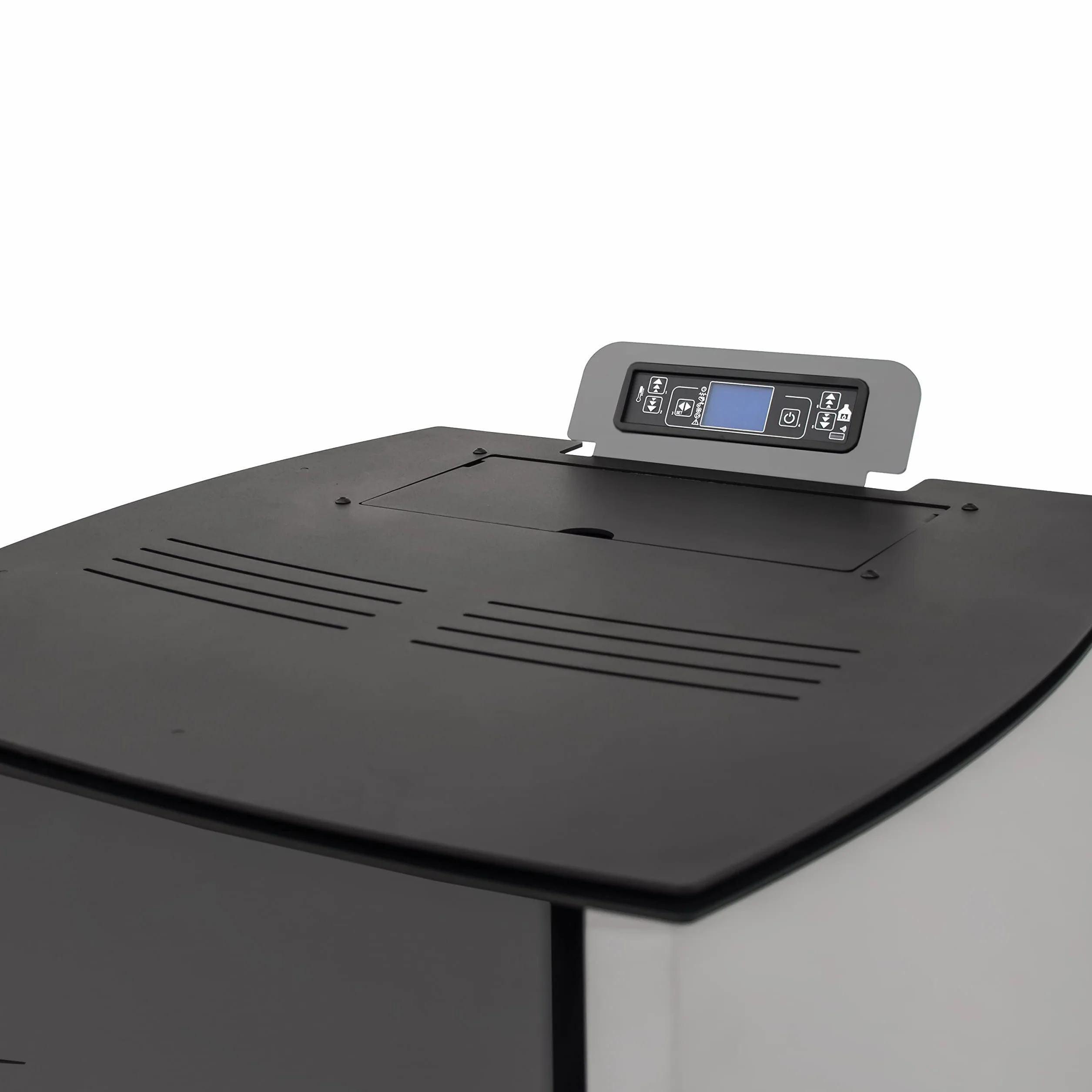 STUFE A PELLET ITALIA SRL- Nowy Jork 22 KW, Kuchenka na pellet, Kuchenka wodna, Ogrzewa do 140 mkw, 5 Poziomów Mocy, Programowalny, Szary