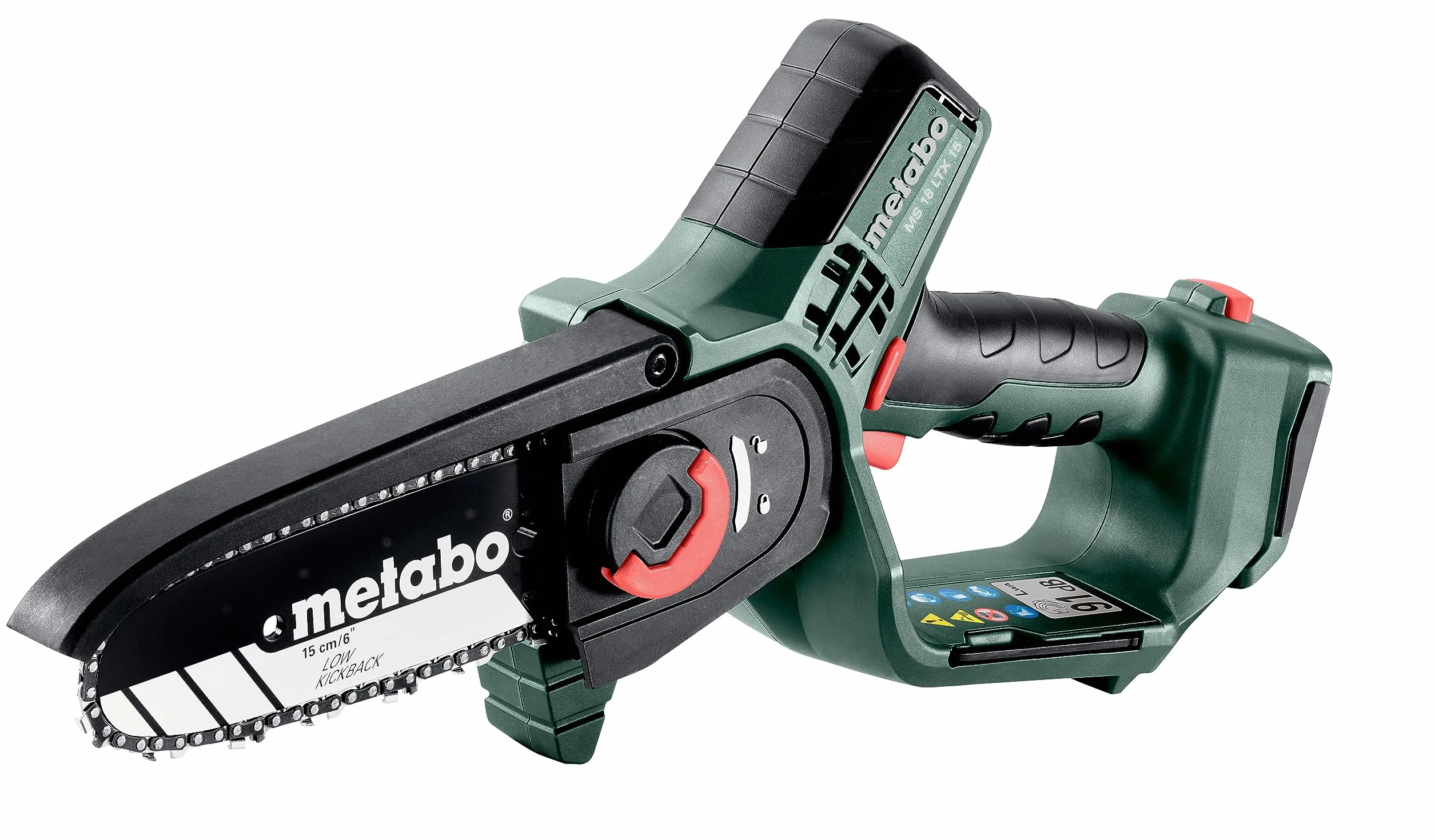 Metabo Akumulatorowa Piła Do Drewna 15 cm - Mała Piła Łańcuchowa Bez Akumulatora i MetaBox, Piła Ogrodowa 600856850