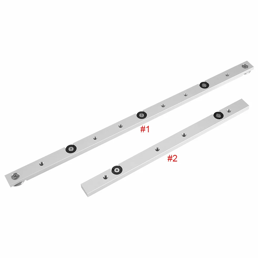 Pręt ukośny ze stopu aluminium Mitre Bar Guage Bar Slider Stół Piła miernik Pręt Drewniany Narzędzie do obróbki stolarskiej (450 mm)
