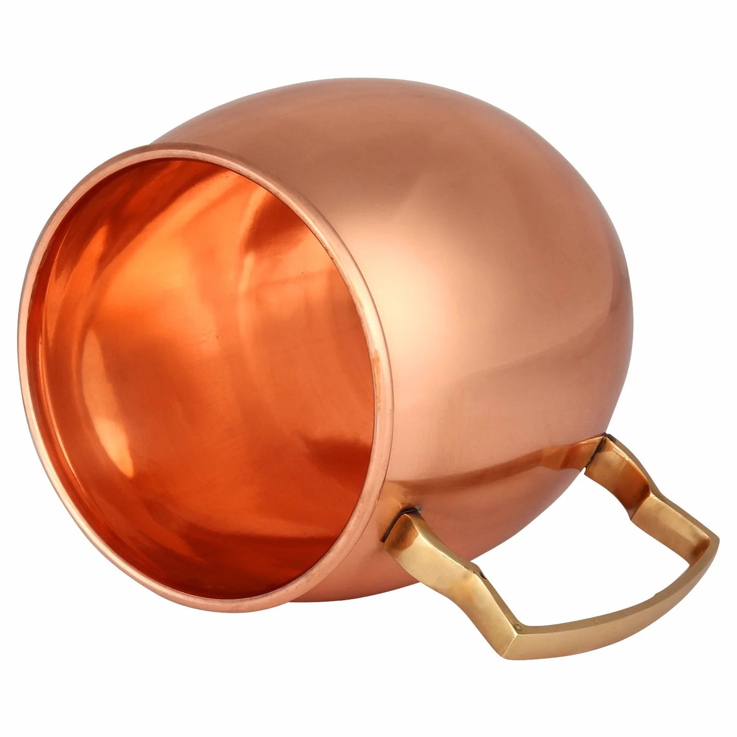 Kubek miedziany Moscow Mule 400 ml czysta miedź klasy spożywczej Zestaw 2 sztuki