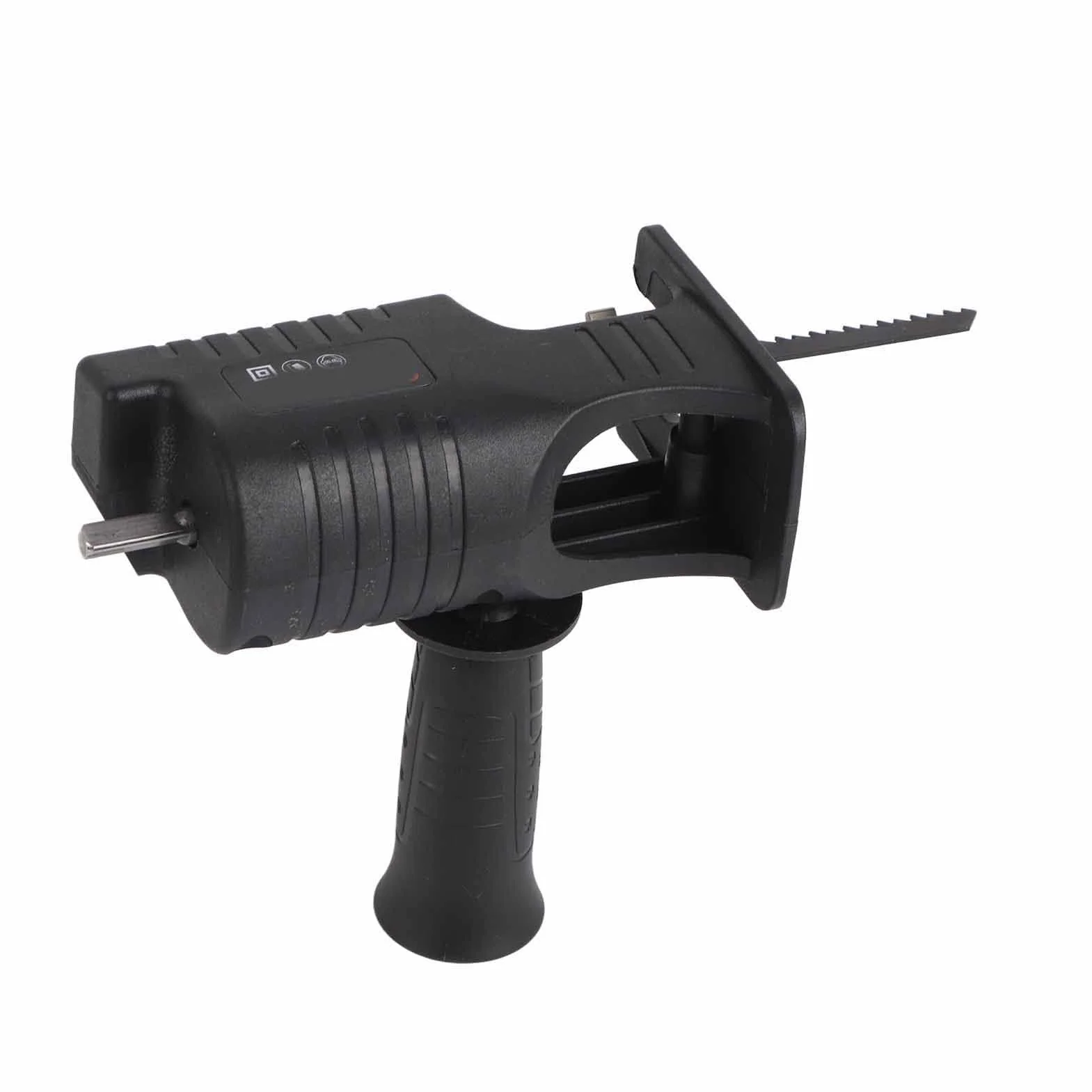 Adapter do wiertarki elektrycznej do piły szablastej, przenośna piła ręczna z 3 piłami do cięcia krzywej drewna (czarna)