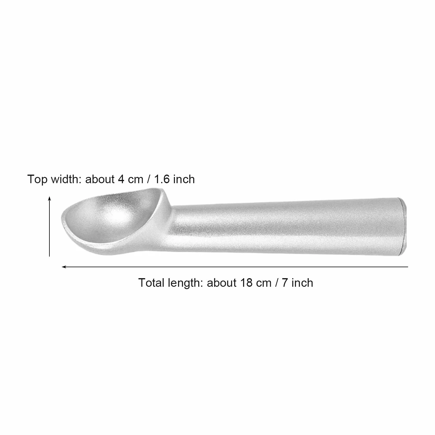 Stainless Steel Ice Cream Scoop Ergonomic Mini Metal Ice Cream Scoop Cookie Dough and Frozen Yoghurt