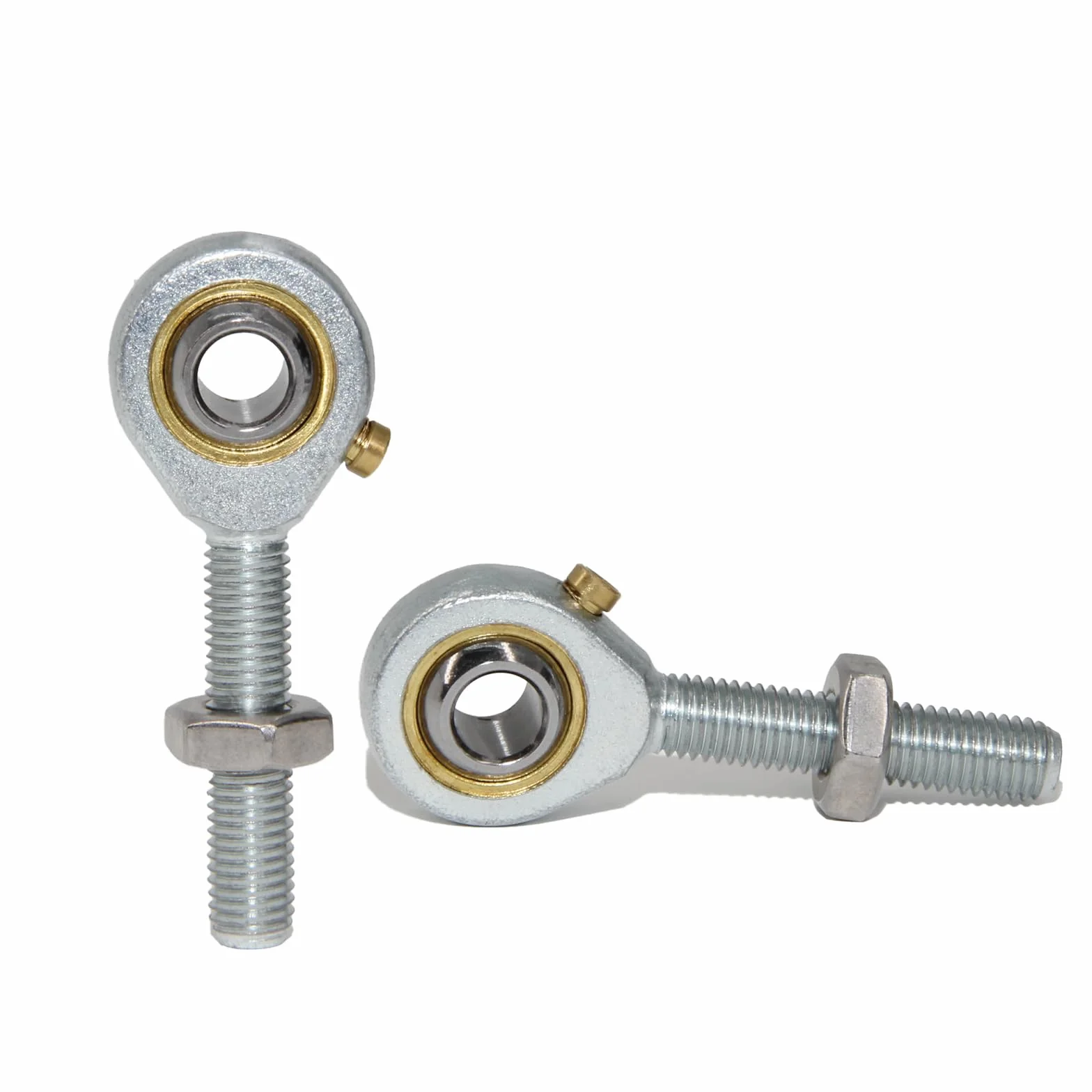 4 sztuki POSB4 Rod End Bearings otwór 1/4 cala wstępnie nasmarowany łożysko 1/4-28 gwint zewnętrzny prawy z nakrętkami zabezpieczającymi