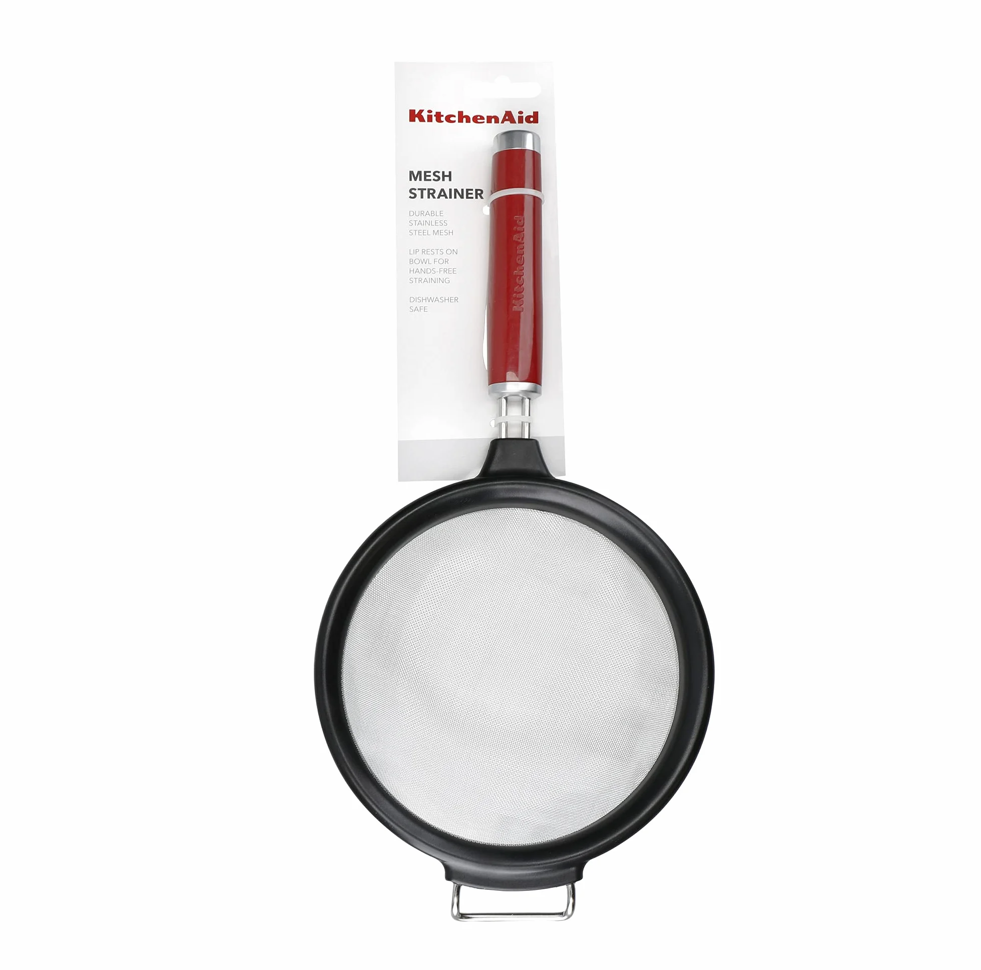 KitchenAid Sito Kuchenne, Drobne Oczka, Stal Nierdzewna - Kolor Empire Red