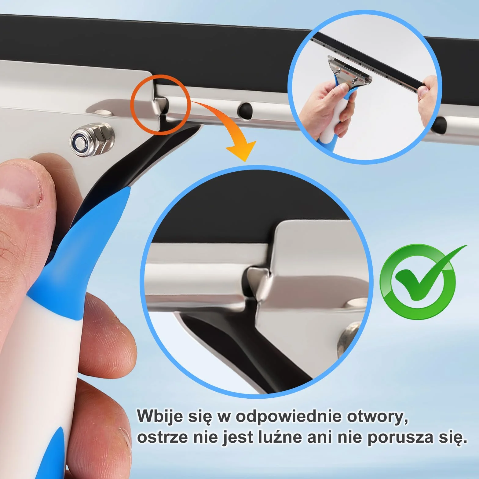 Mitclear Profesjonalny Zestaw do Czyszczenia Okien – Wiadro 12L, Ściągaczka Silikonowa 35cm, Ściągaczka z Mikrofibry i Ściereczka do Szyb, Uniwersalny do Użycia Domowego i Komercyjnego