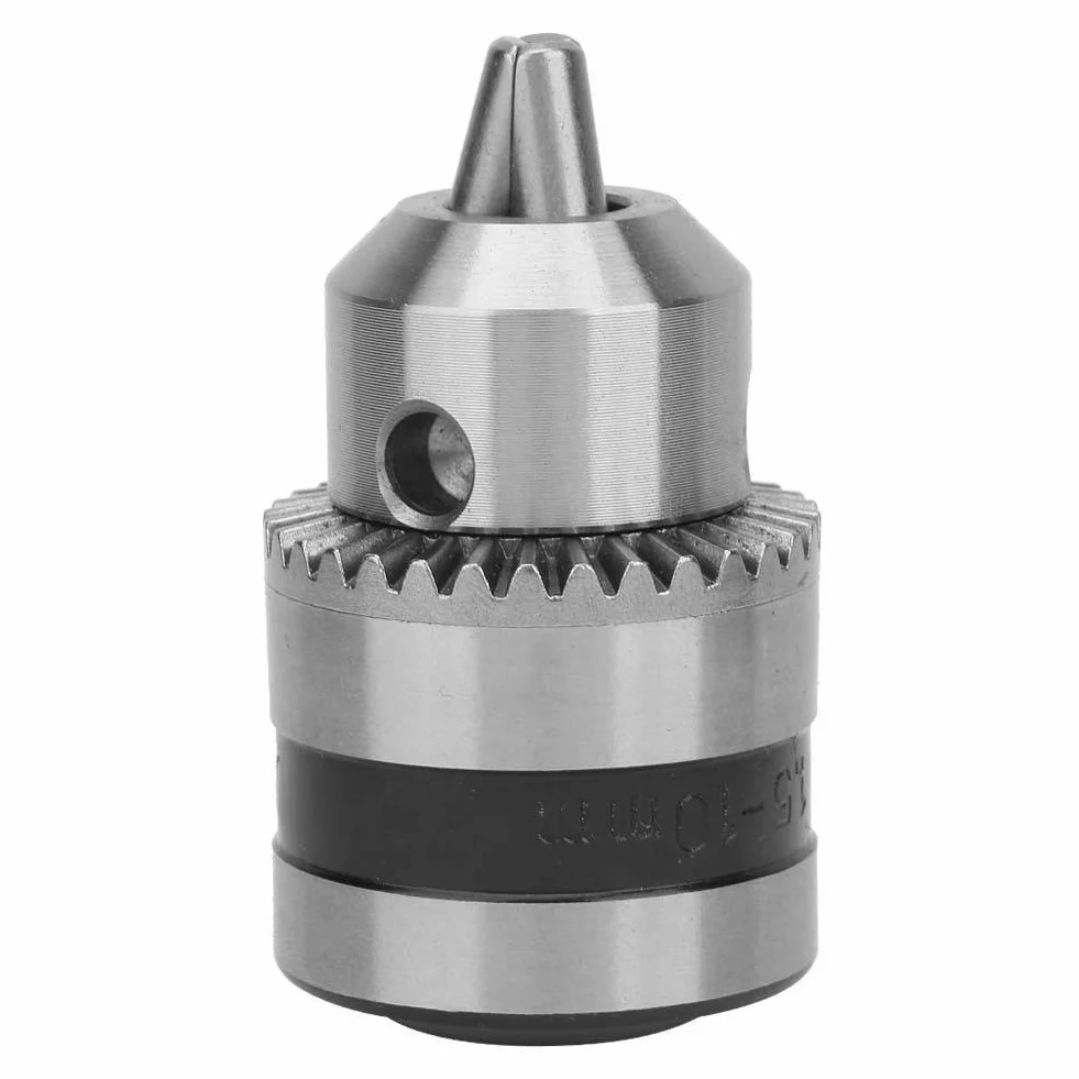 1 szt. 1,5-10 MM B12 Premium uchwyt wiertarski ze stali nierdzewnej z adapterem uchwytu na klucz do wiertarki