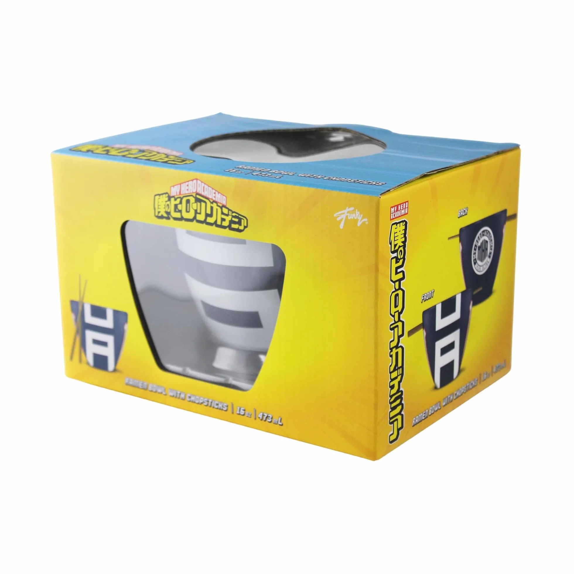 JUST FUNKY MY HERO ACADEMIA Bol à Ramen z bagietką 470 ml mundurek UA