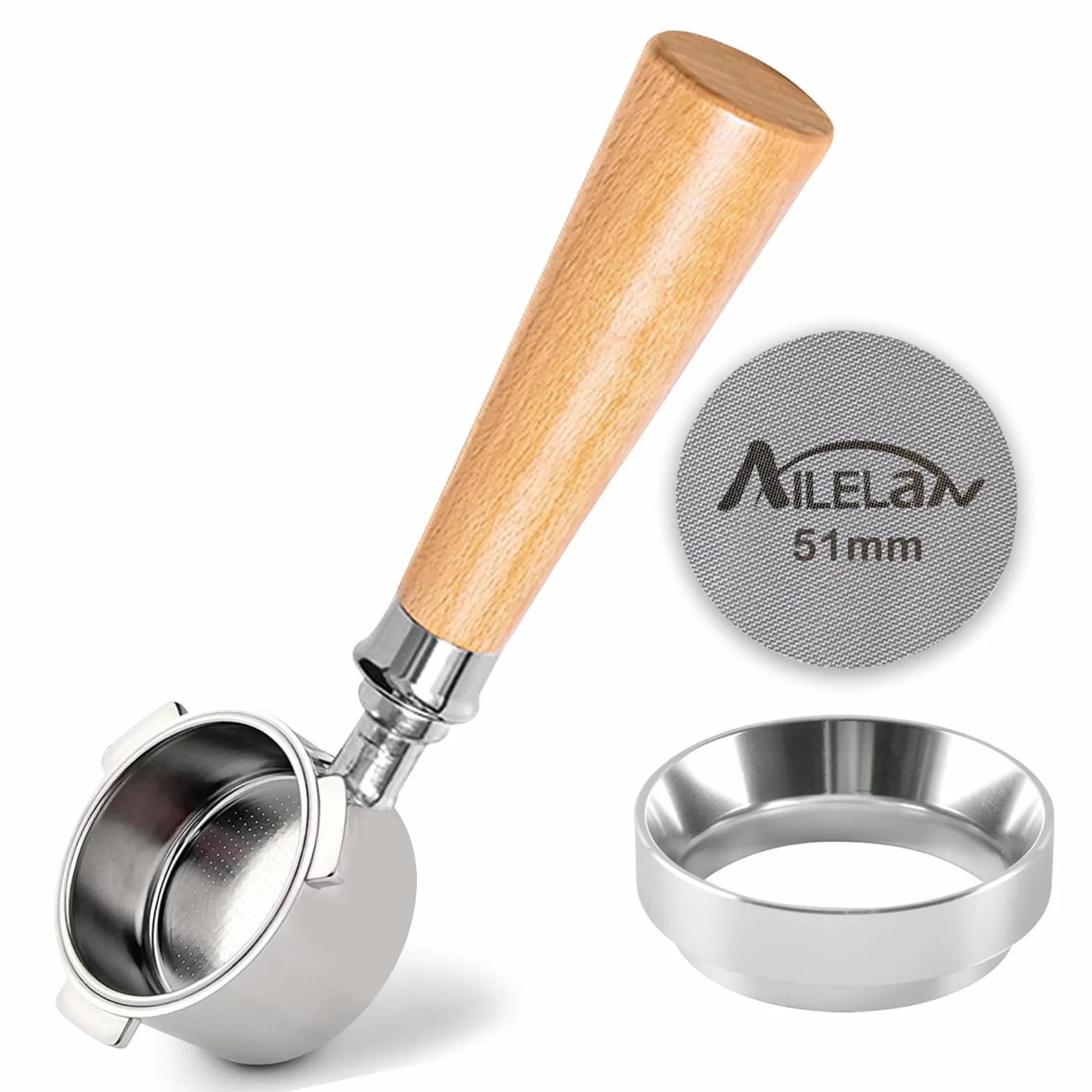 Portafiltr Bezdenny 51mm 3-Uszny Kompatybilny z Delonghi Dedica EC680 EC685