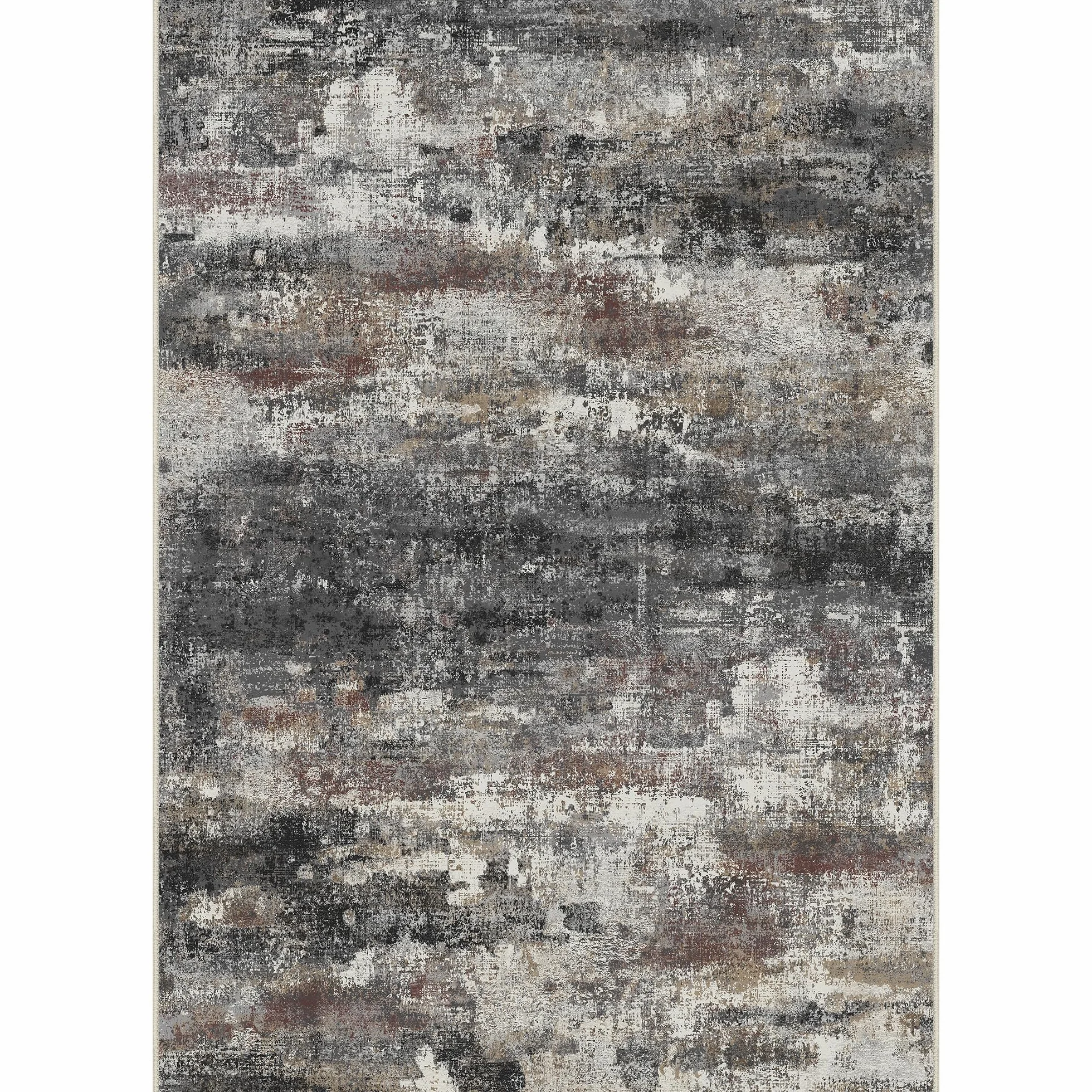 BEIMO Nadający się do prania dywan do salonu, abstrakcyjny design, do sypialni, z krótkim włosiem, duży, antypoślizgowy, miękki, do łazienki, jadalni, korytarza, 160 x 230 cm, czarny gradient kolorów