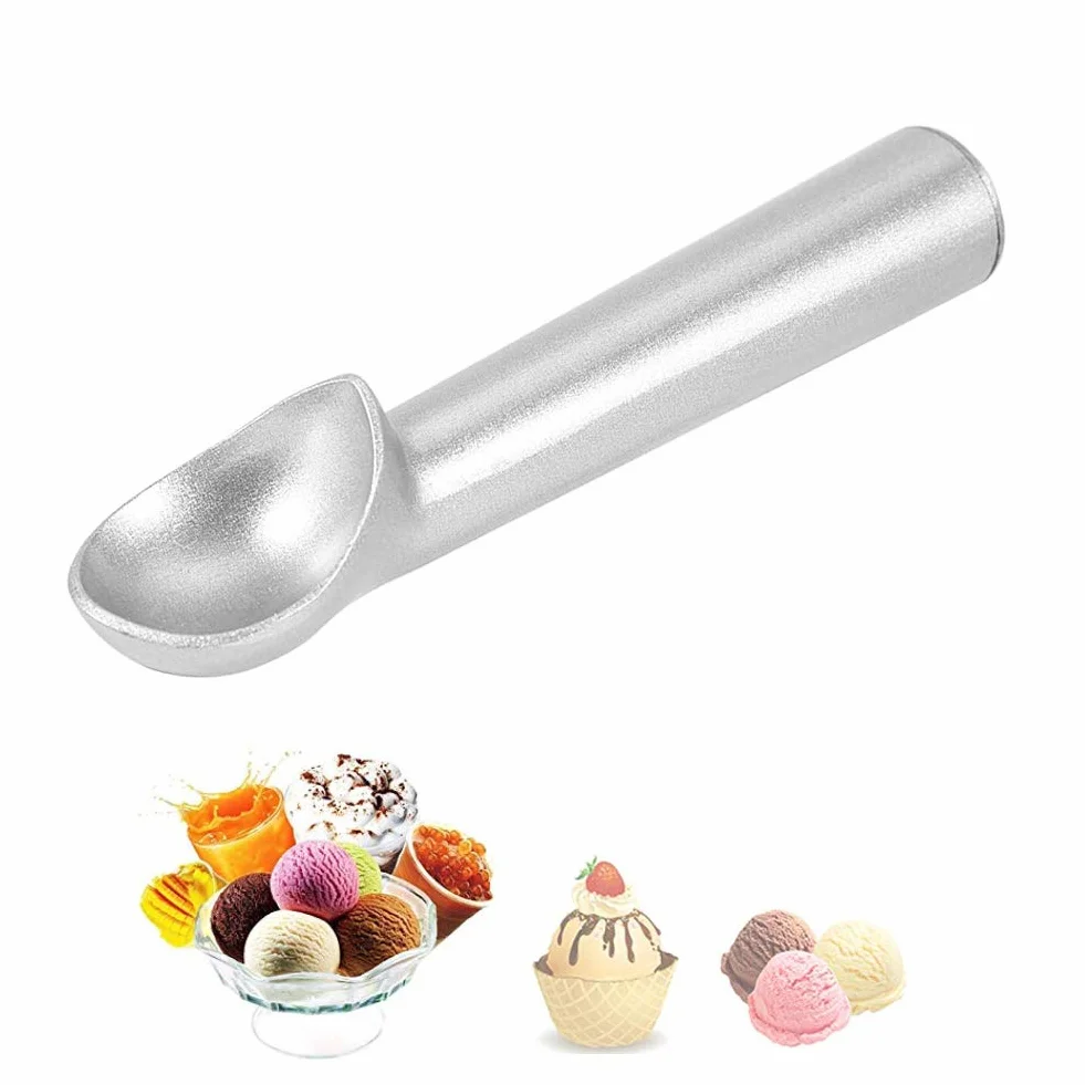 Stainless Steel Ice Cream Scoop Ergonomic Mini Metal Ice Cream Scoop Cookie Dough and Frozen Yoghurt