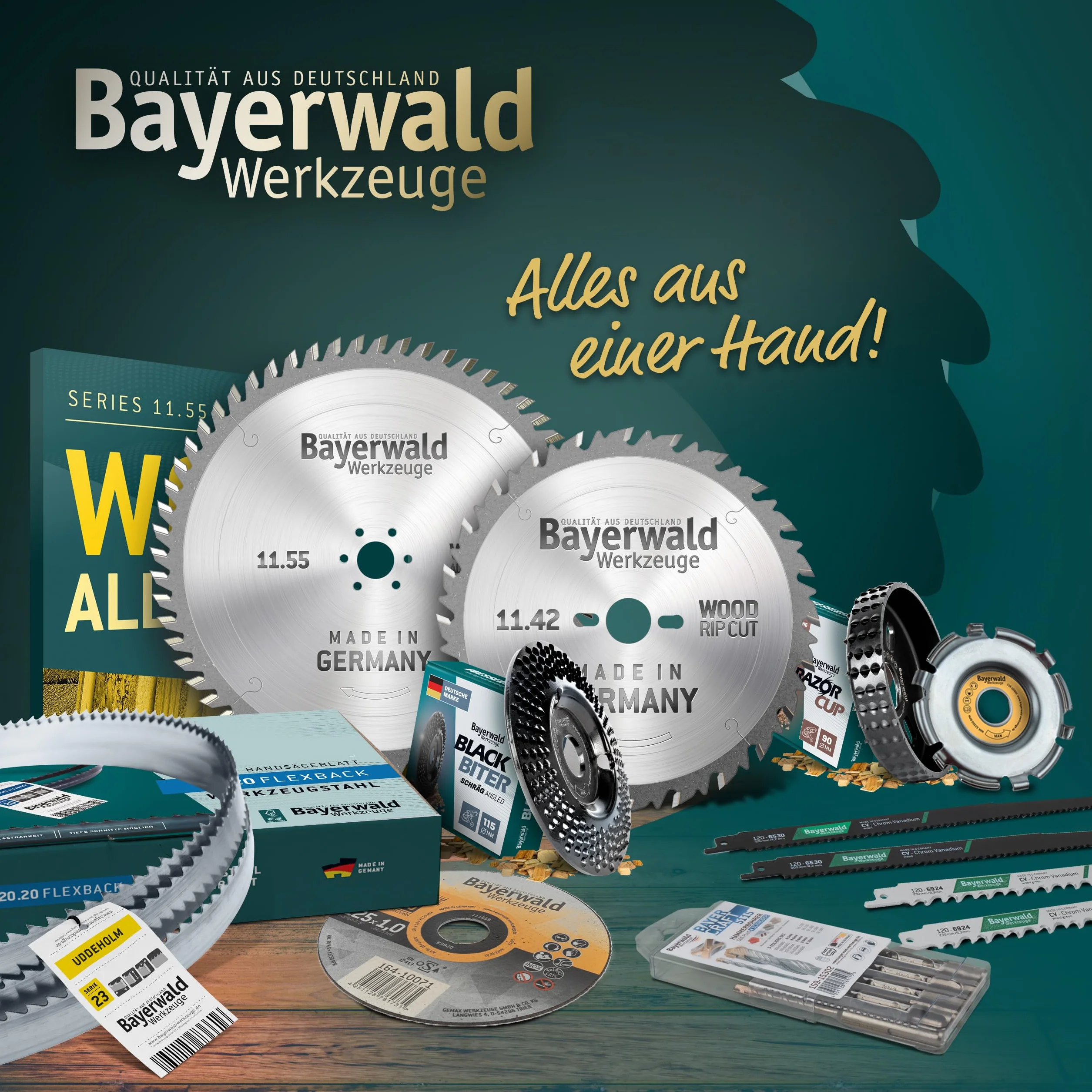 Bayerwald brzeszczot do piły taśmowej ze stali narzędziowej - 1810 x 6 x 0,36 x 6 / drewno, metale nieżelazne, tworzywo sztuczne, cienkie blachy/taśma do piły pasuje do Metabo BS4370 5370 5378